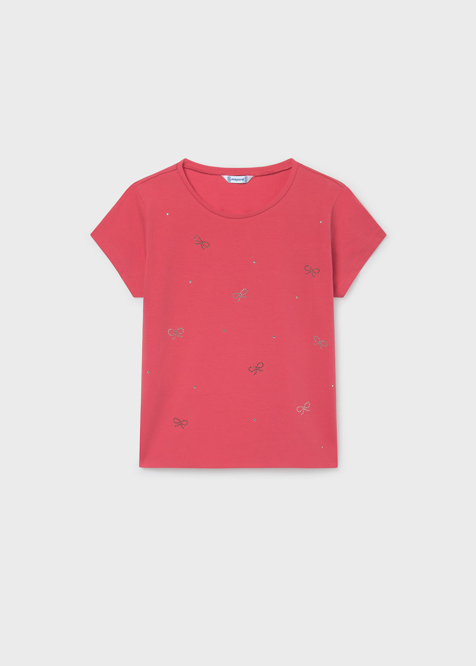 Maglietta fiocchi basic ragazza