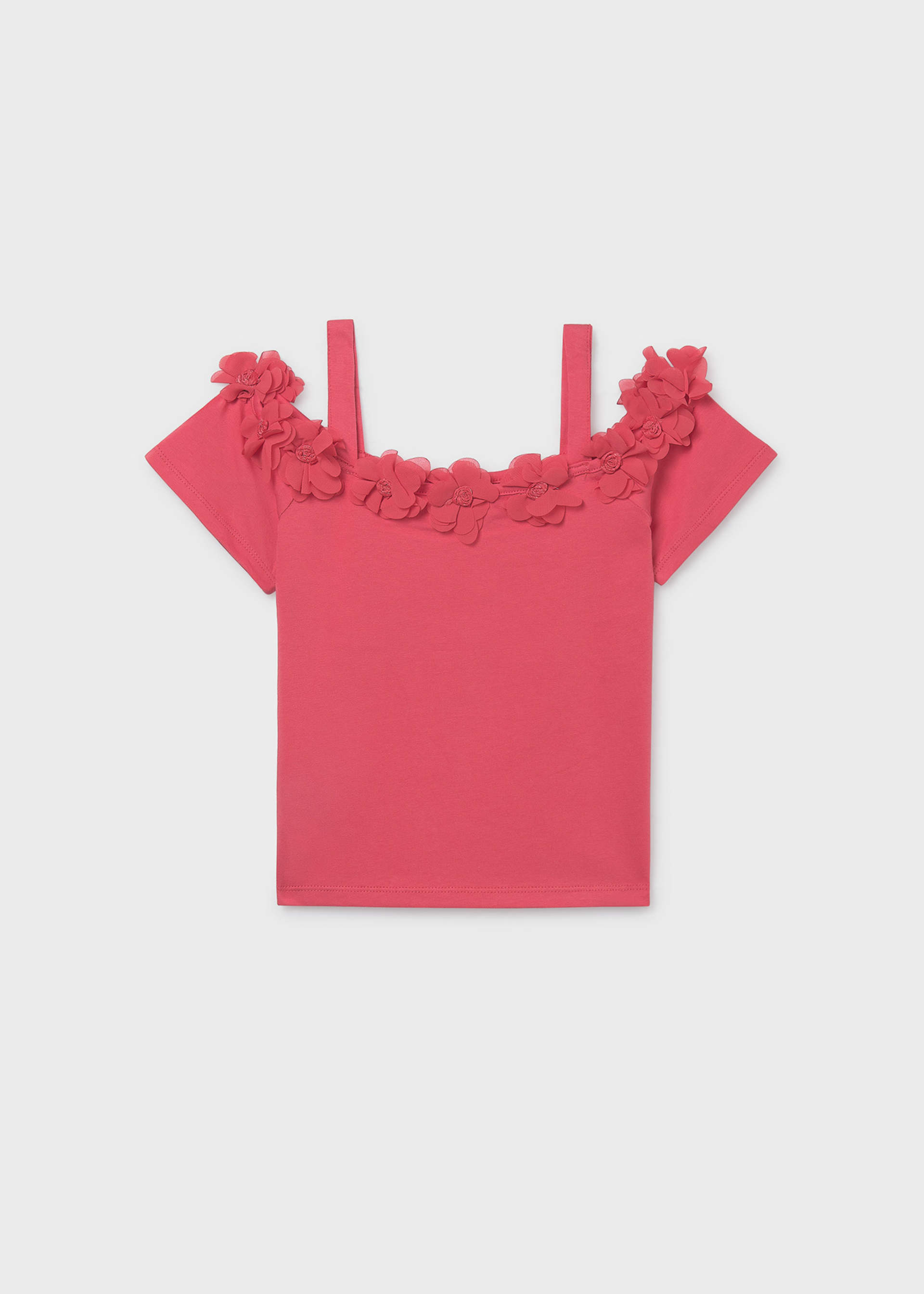 T-shirt fleurs fille
