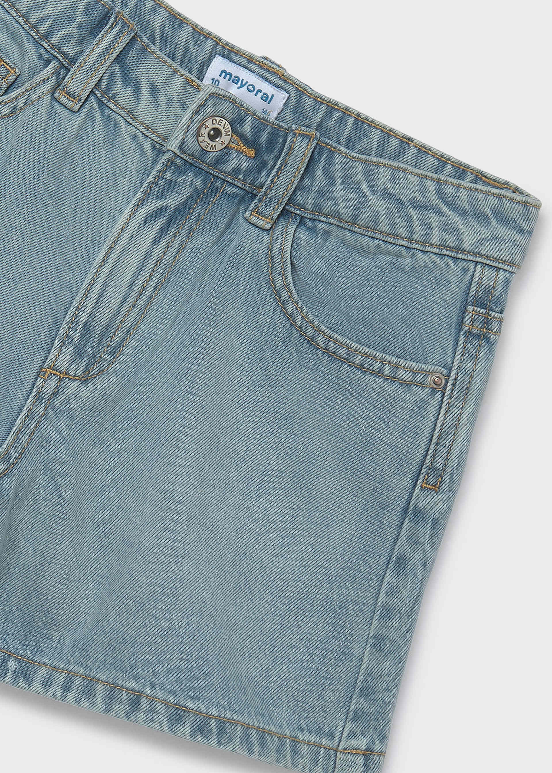 Short en jean basique