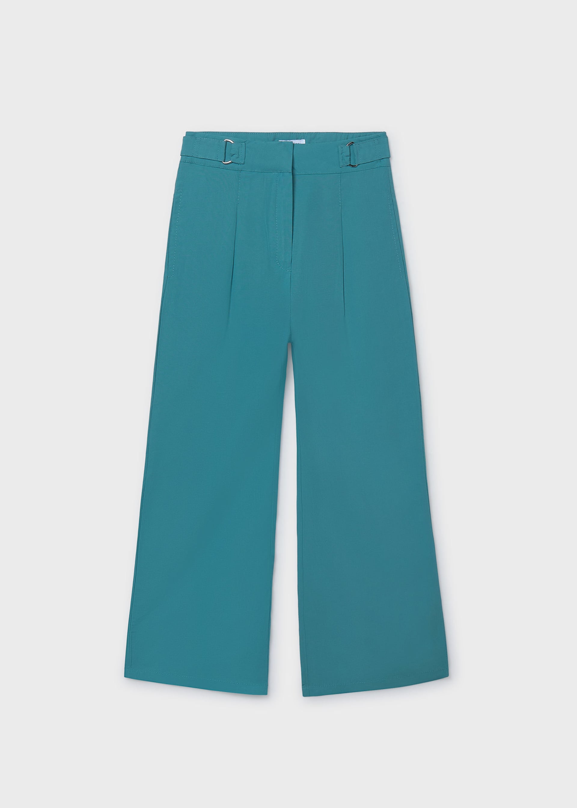 Pantalone lungo con fibbie ragazza