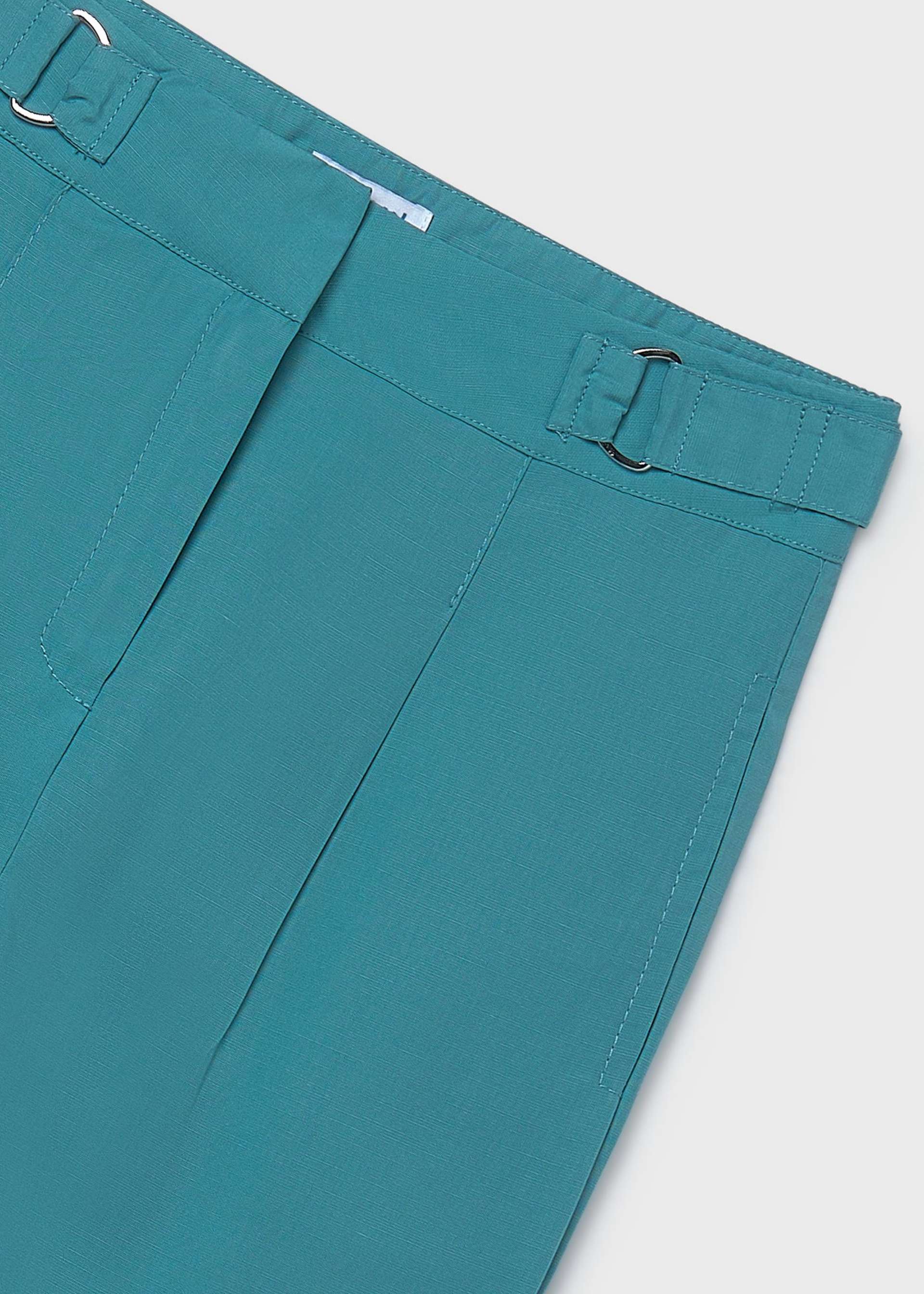 Pantalone lungo con fibbie ragazza Pantalone lungo con fibbie ragazza