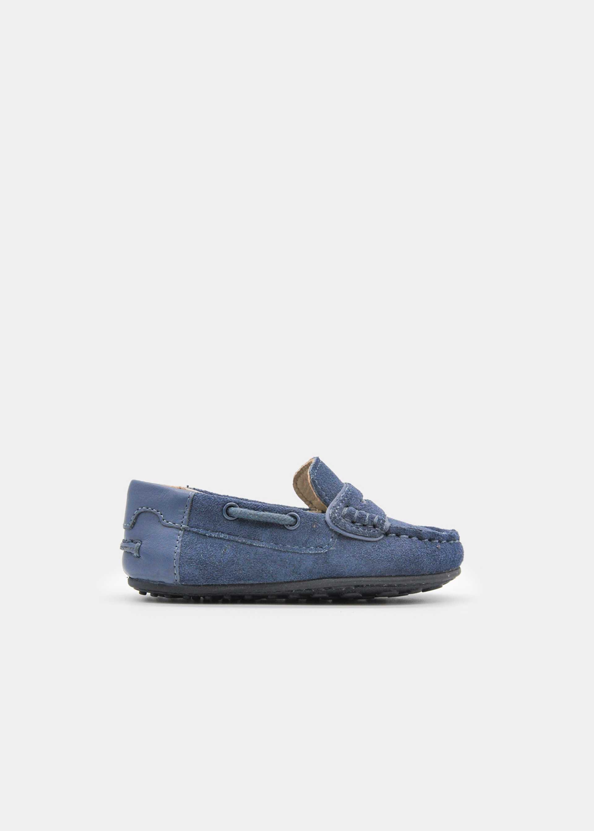 Mocassim camurça elegante bebé