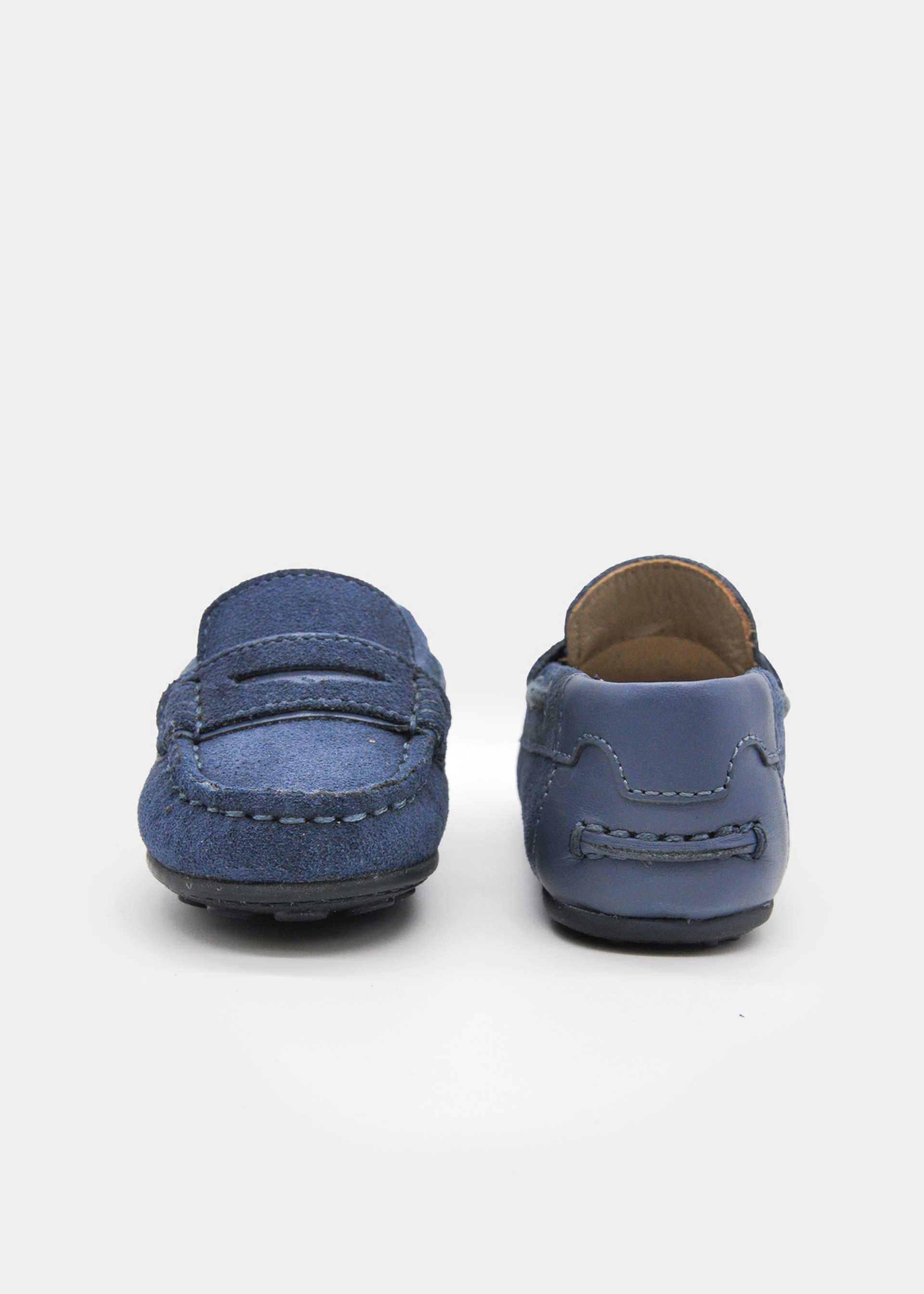 Mocassins en cuir suédé bébé