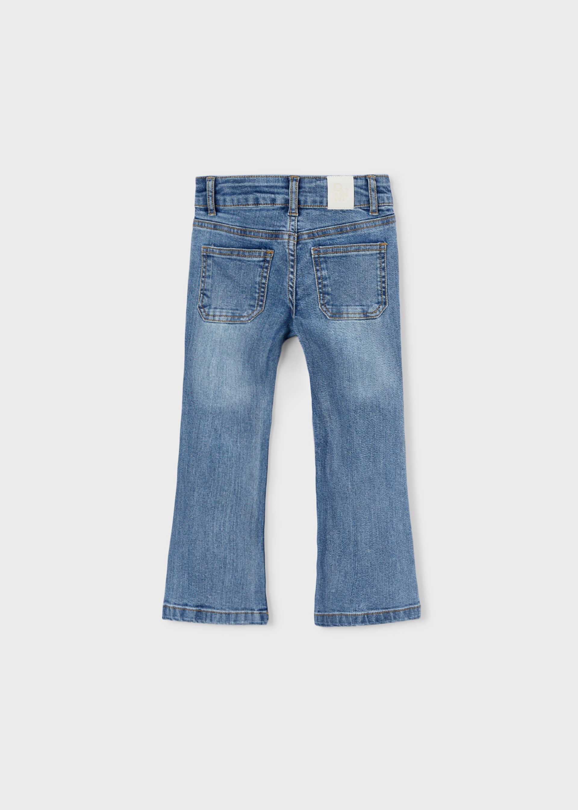 Pantalone jeans flare bambina