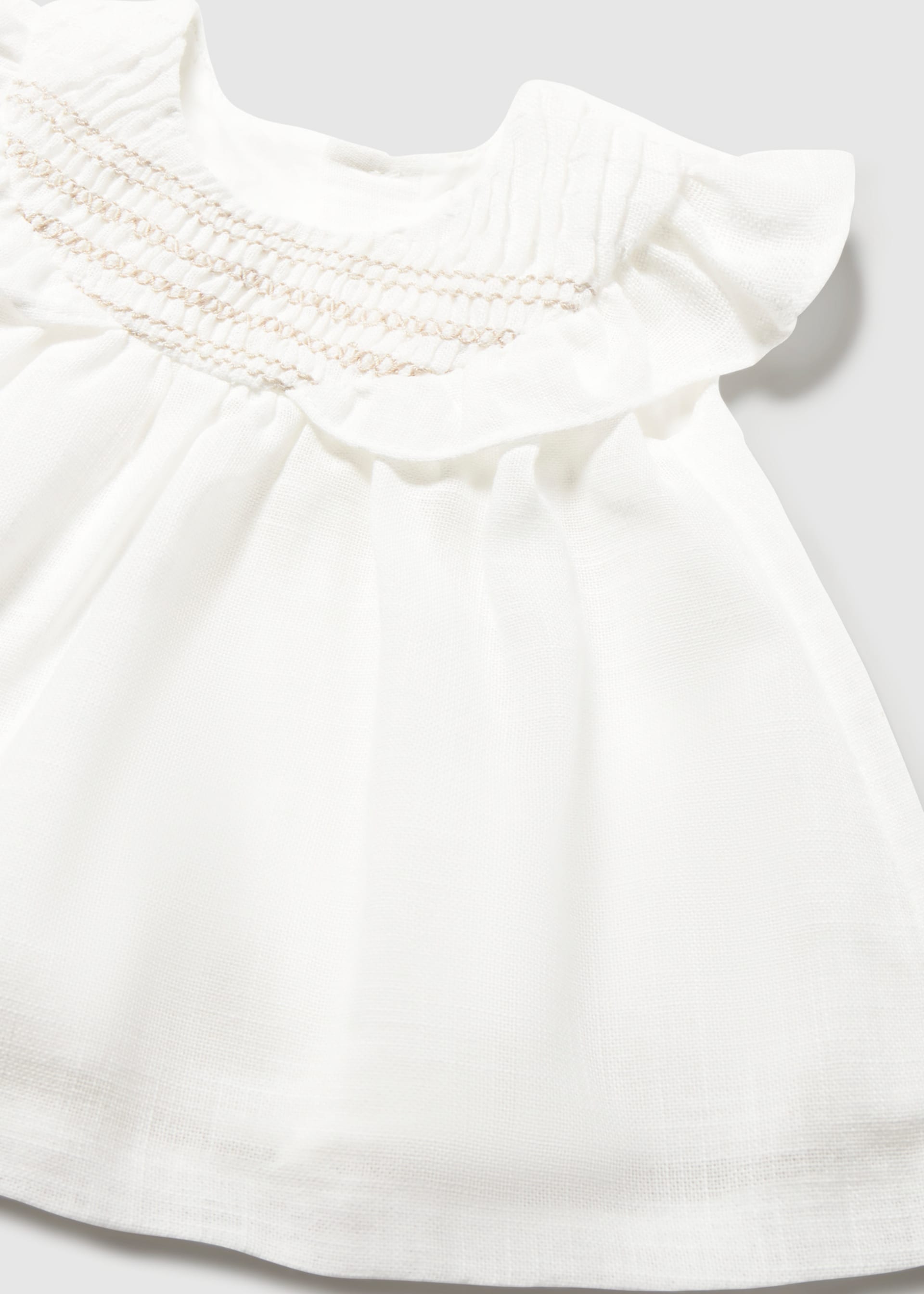 Kleid Smockdetail Neugeborene