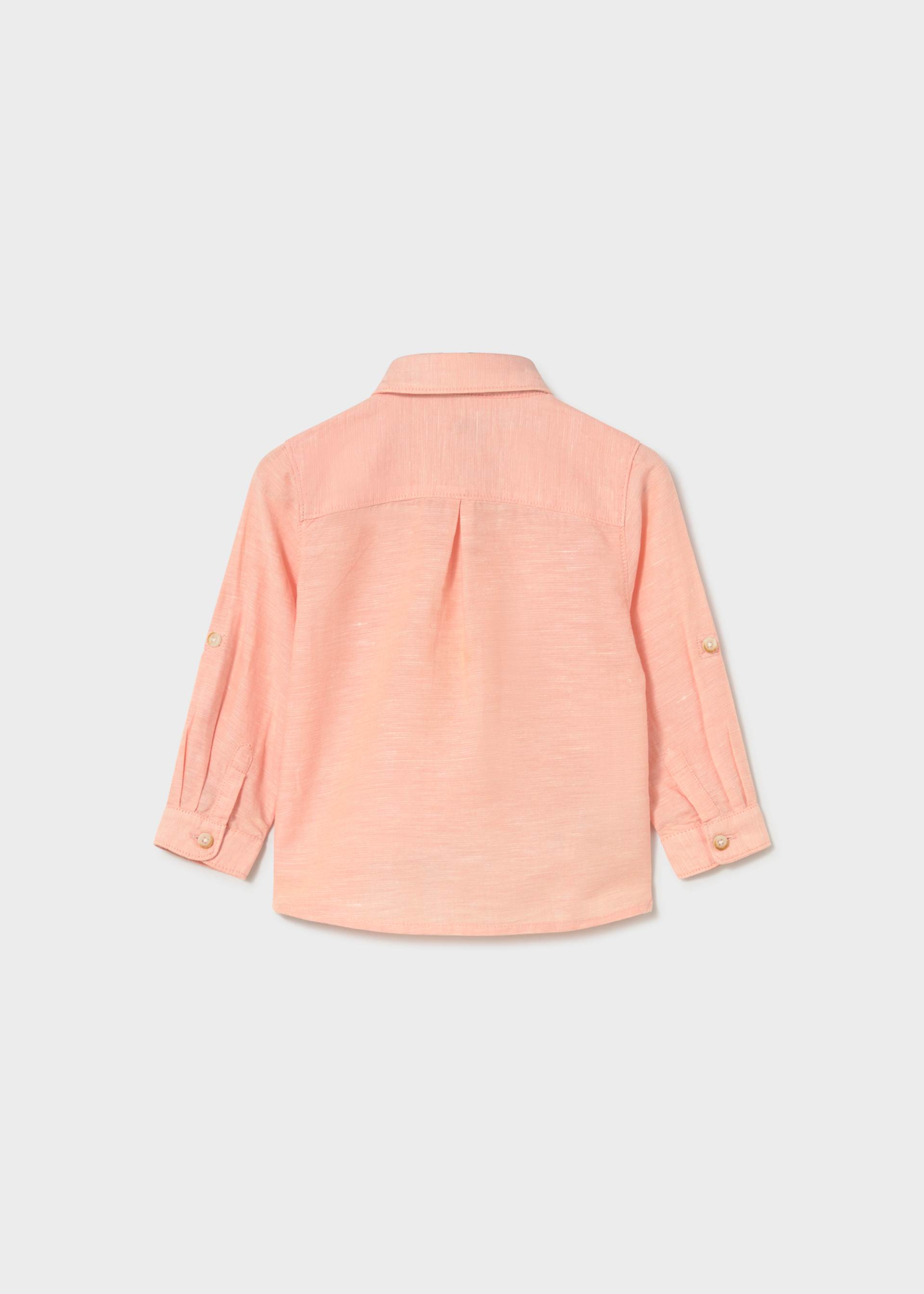 Structured long sleeved shirt