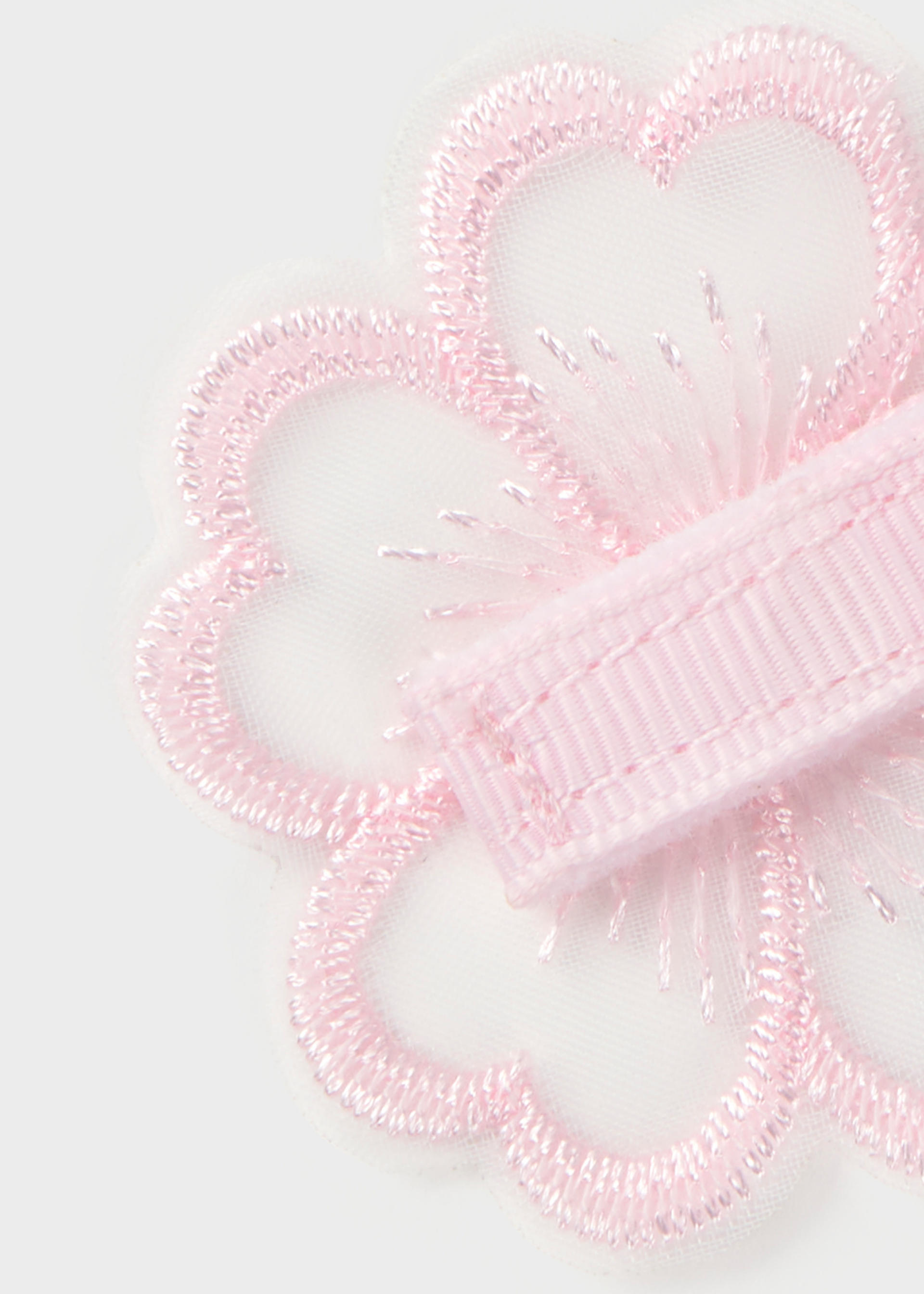 Pinza velcro guipur bebé