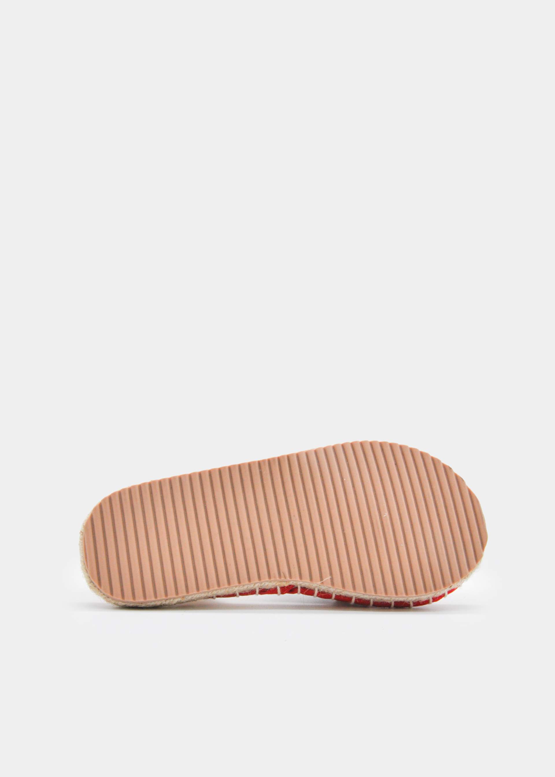 Espadrilles en jute fleur fille