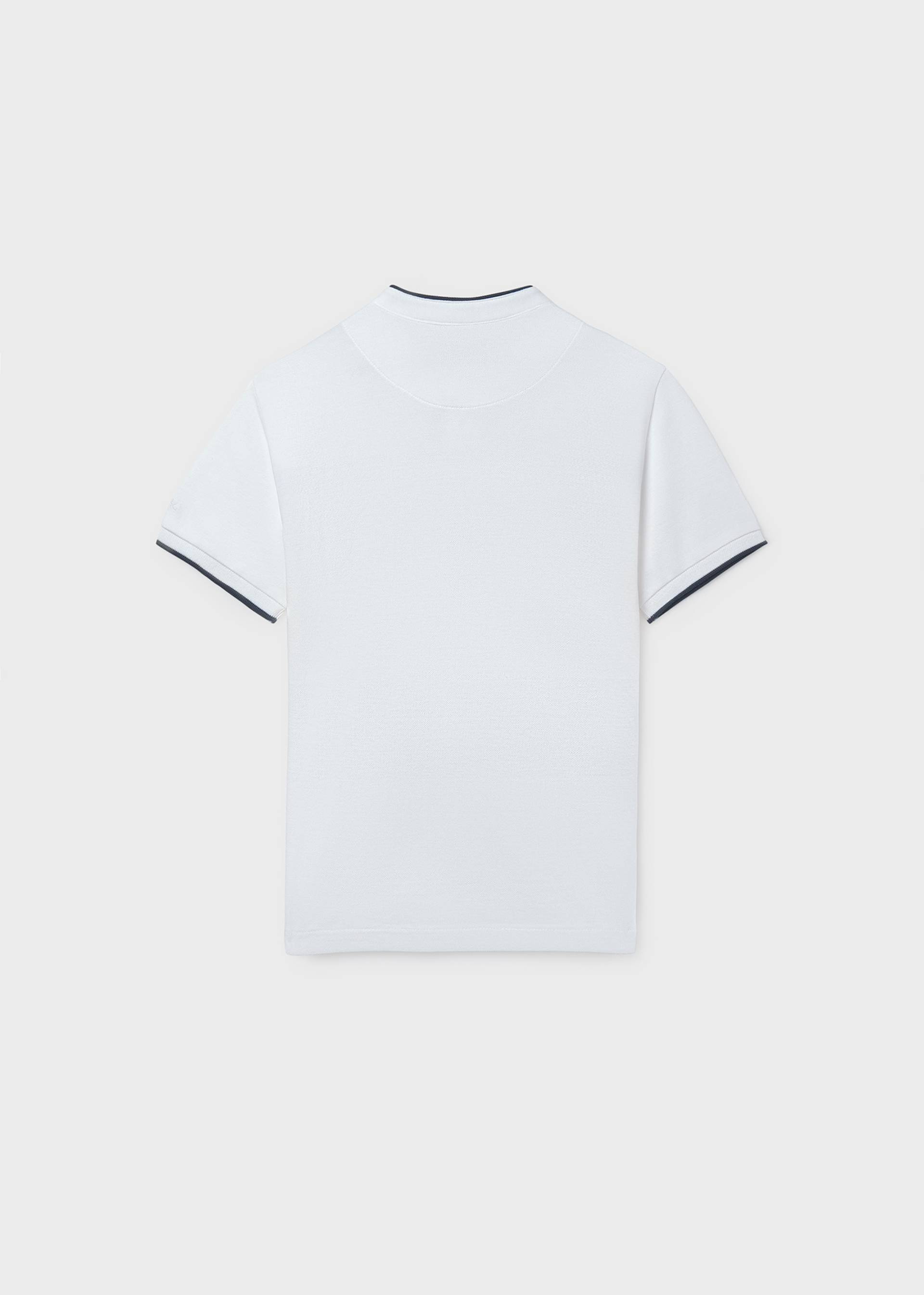 Polo piqué rayé garçon