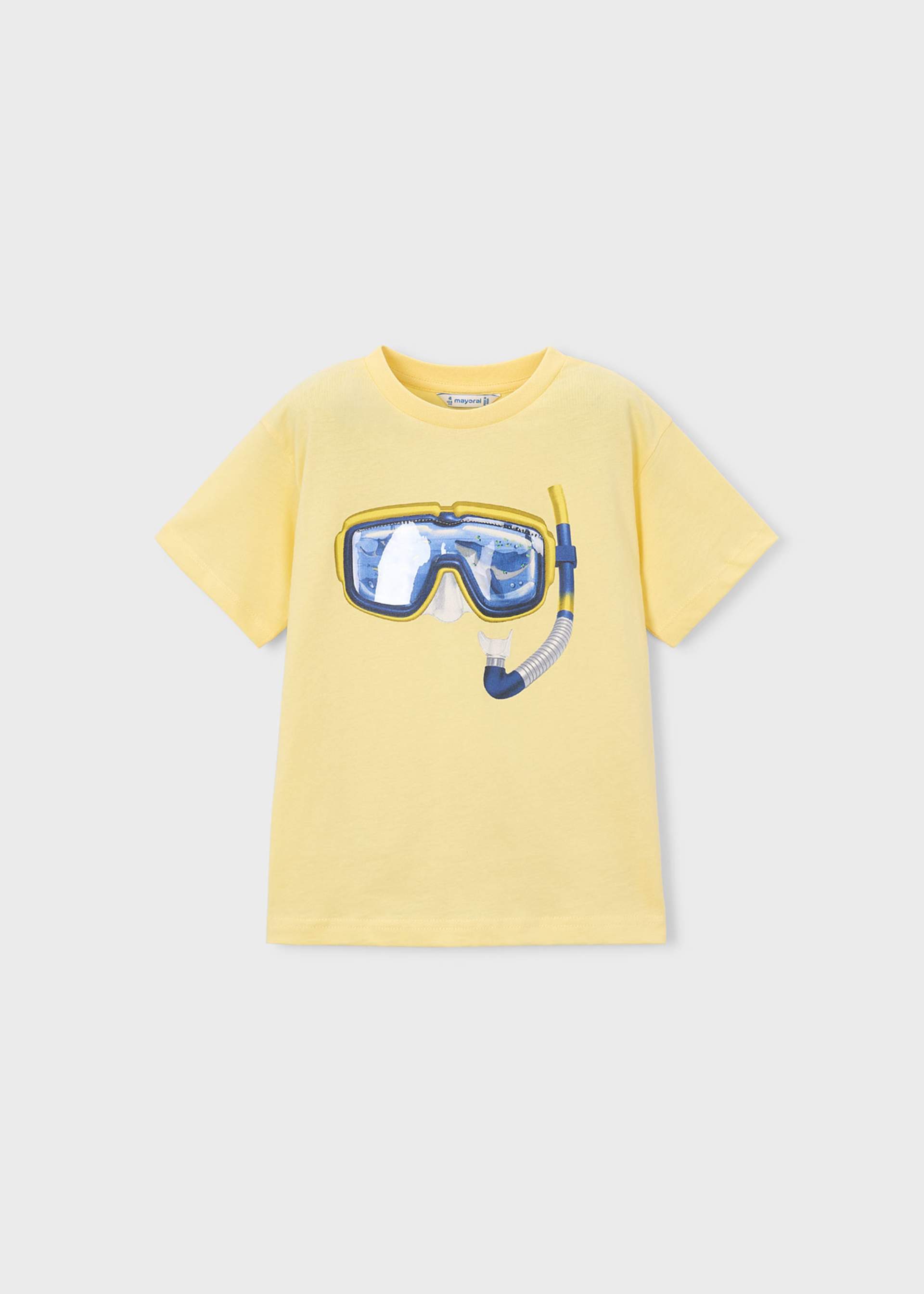 Boy Snorkel Mask Graphic T-shirt