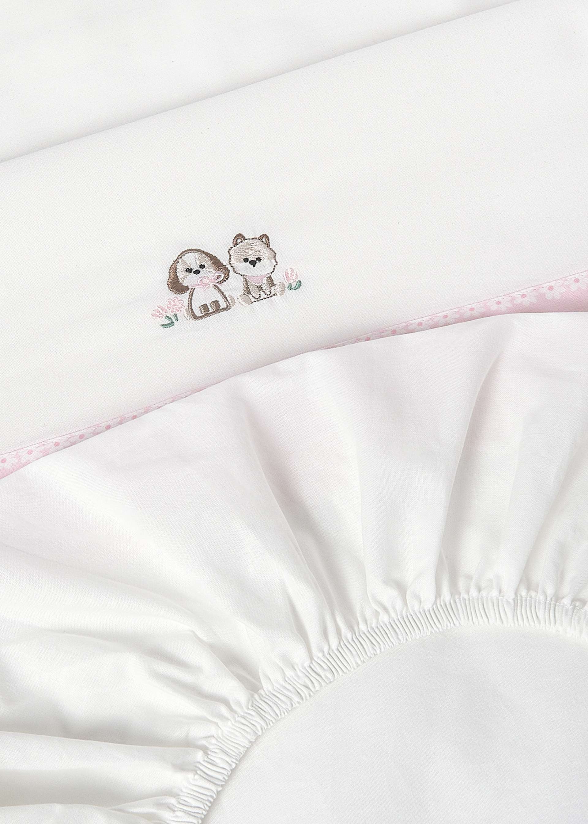Baby cot sheet set