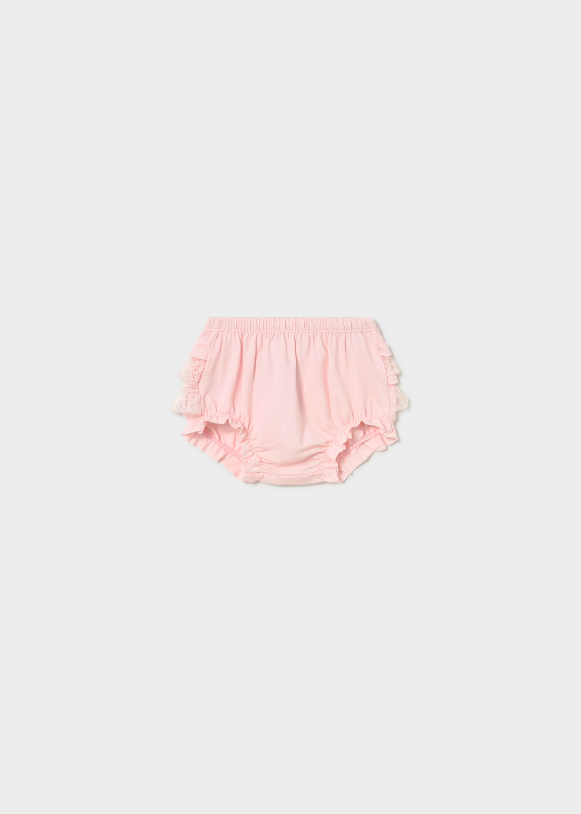 Newborn Girl Ruffled Bloomers
