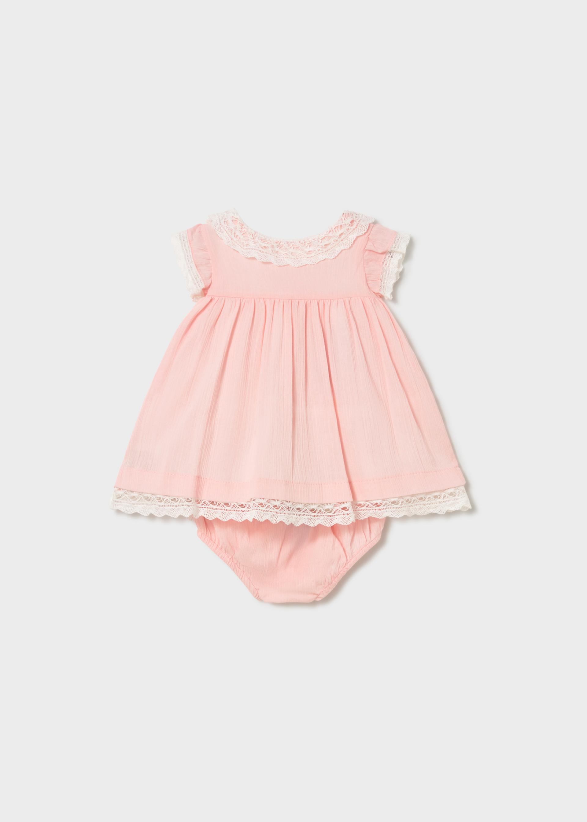 Festliches Kleid mit Windelhöschen Neugeborene