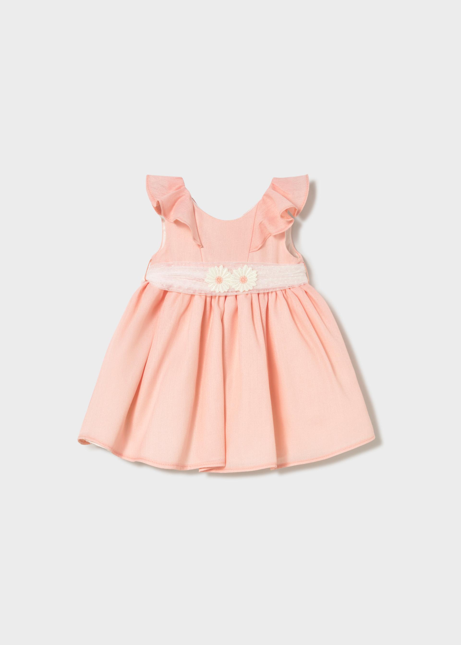Baby tulle dress with sash