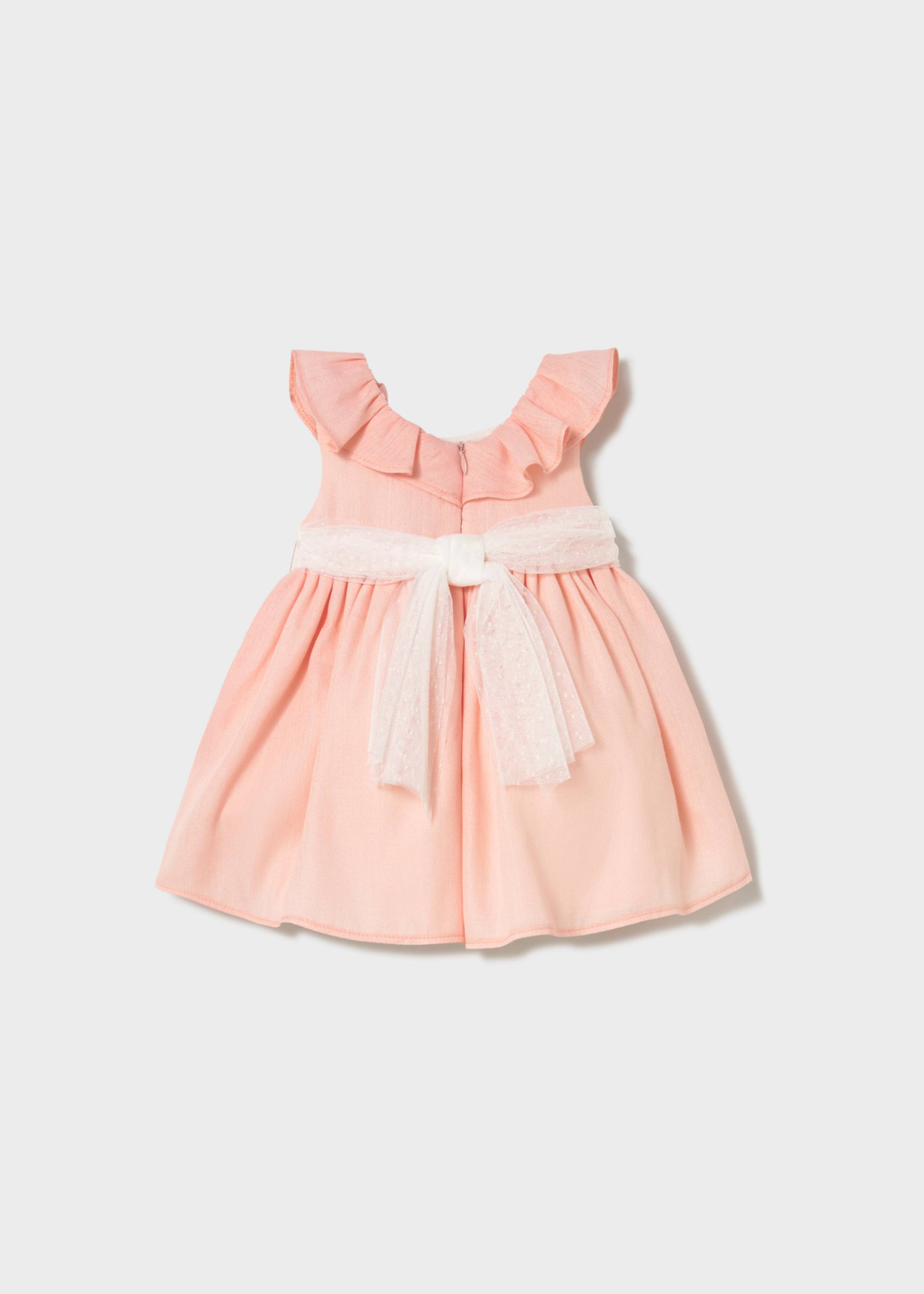 Tüllkleid mit Taillengürtel Baby