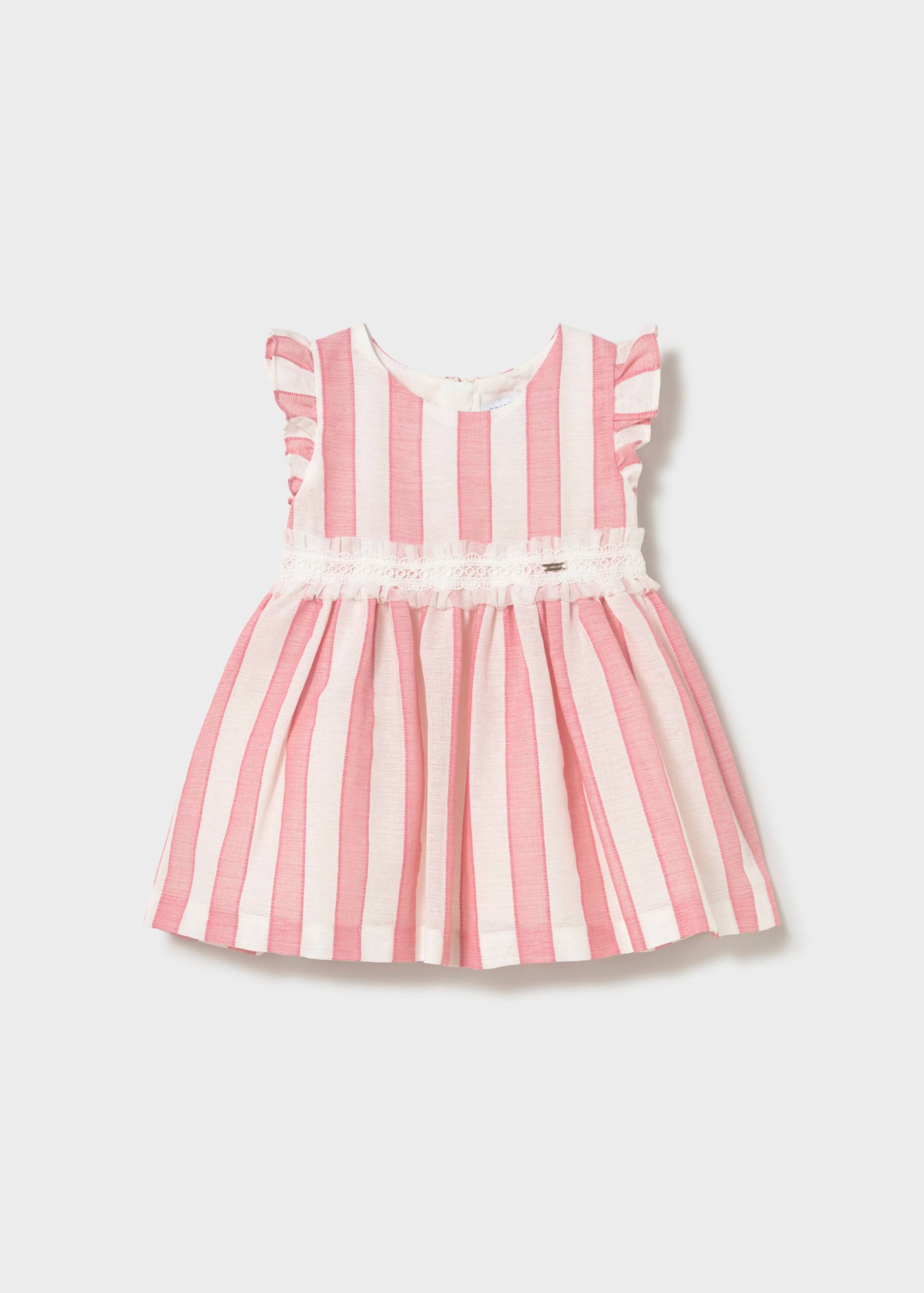 Vestito righe neonata