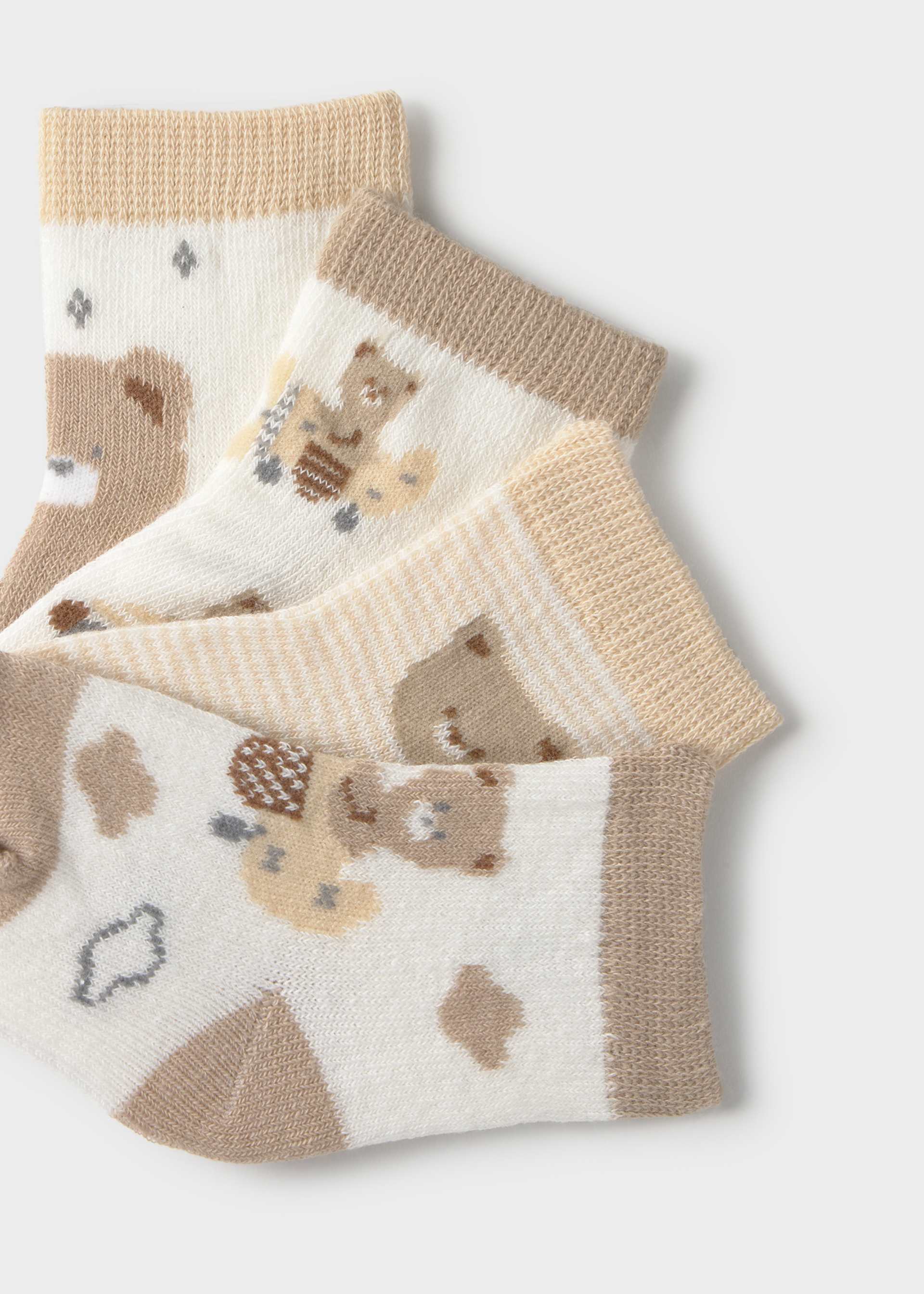 Newborn Boy 4-Pack Socks