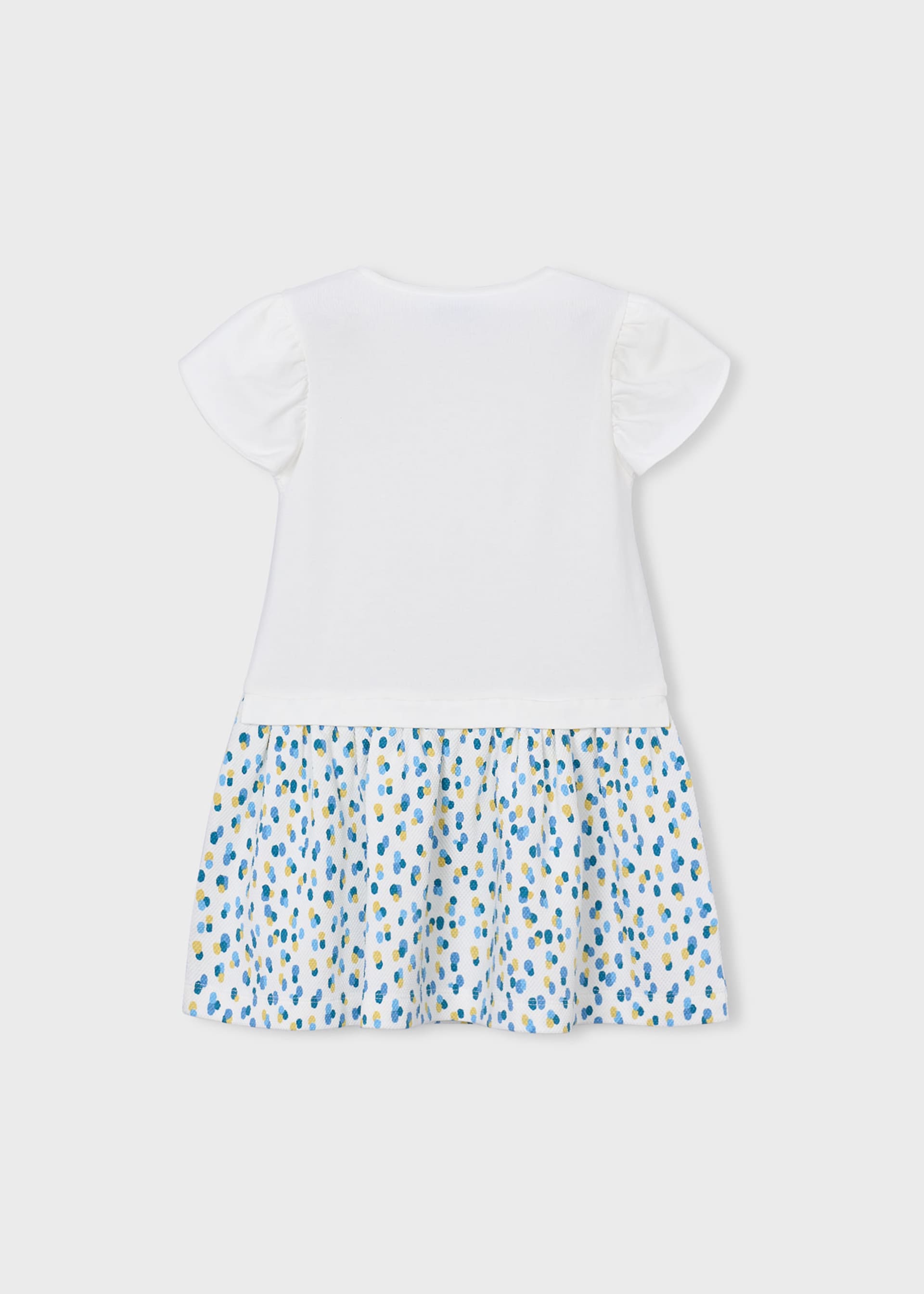 Vestido combinado niña