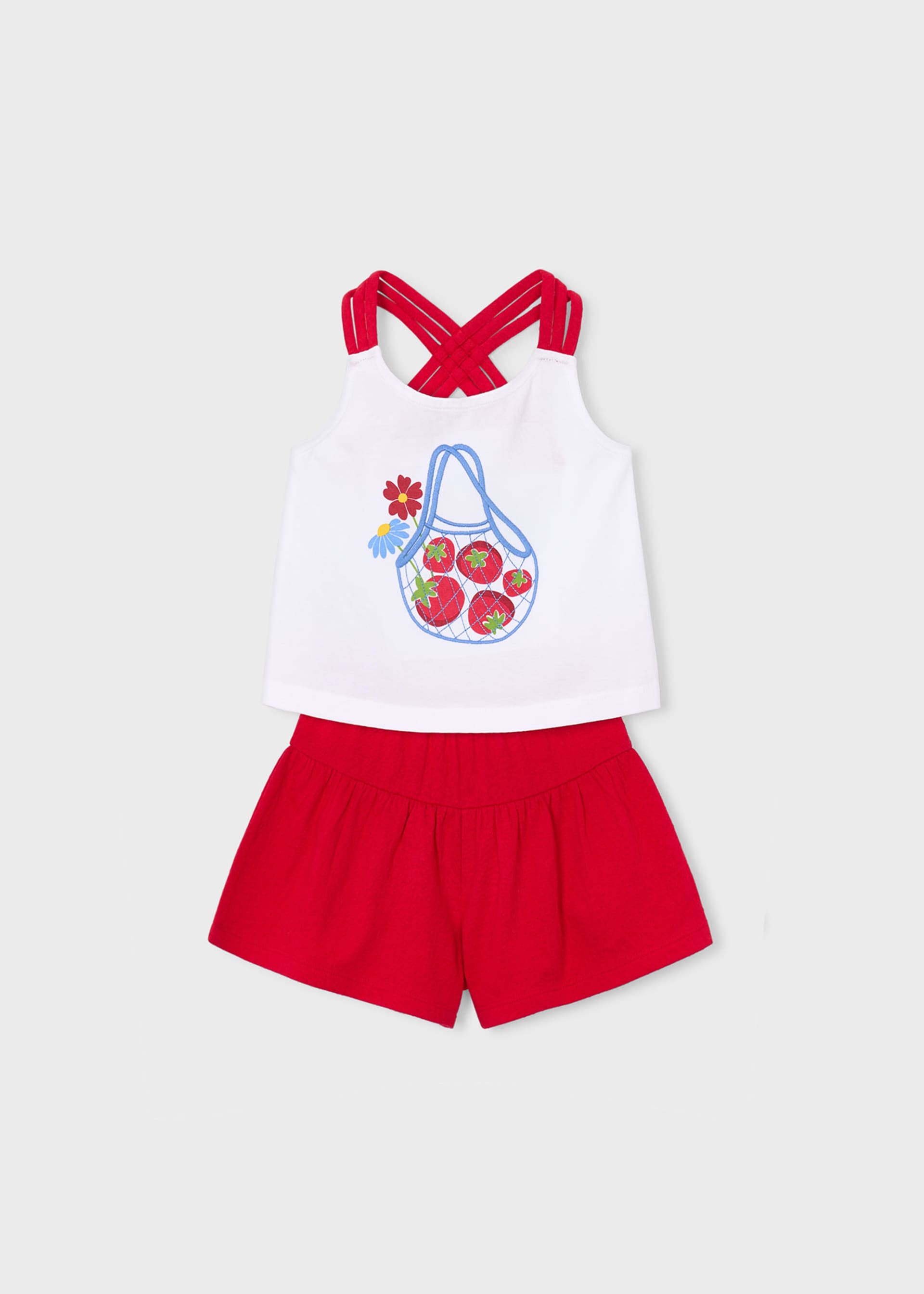 Conjunto fresas short niña