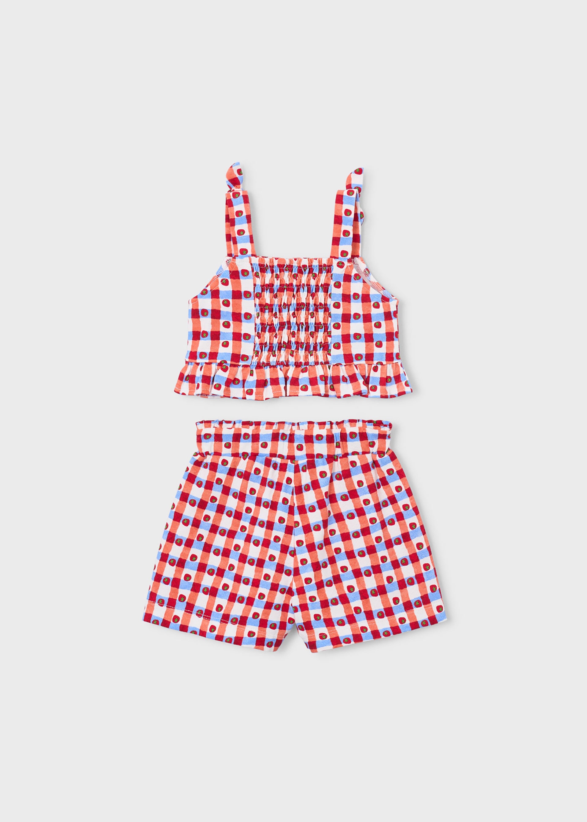 Completo shorts bambina