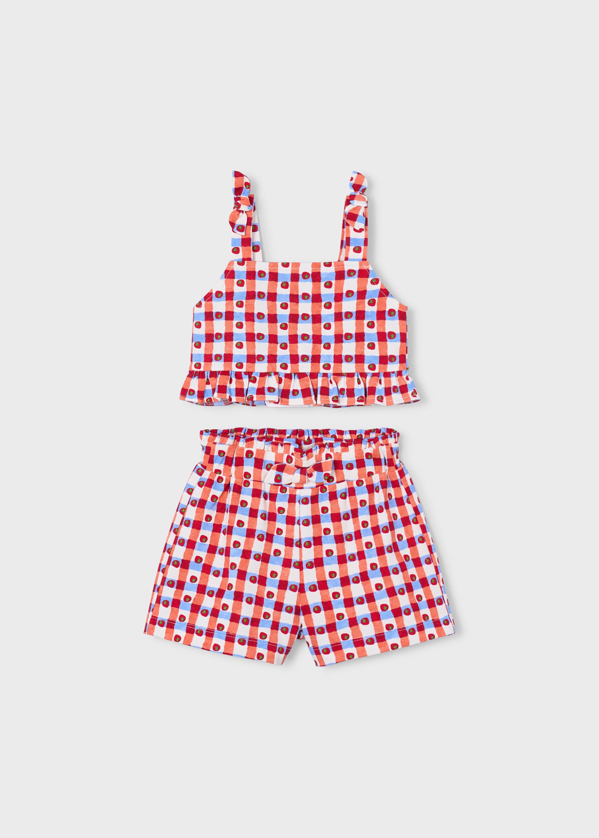 Completo shorts bambina