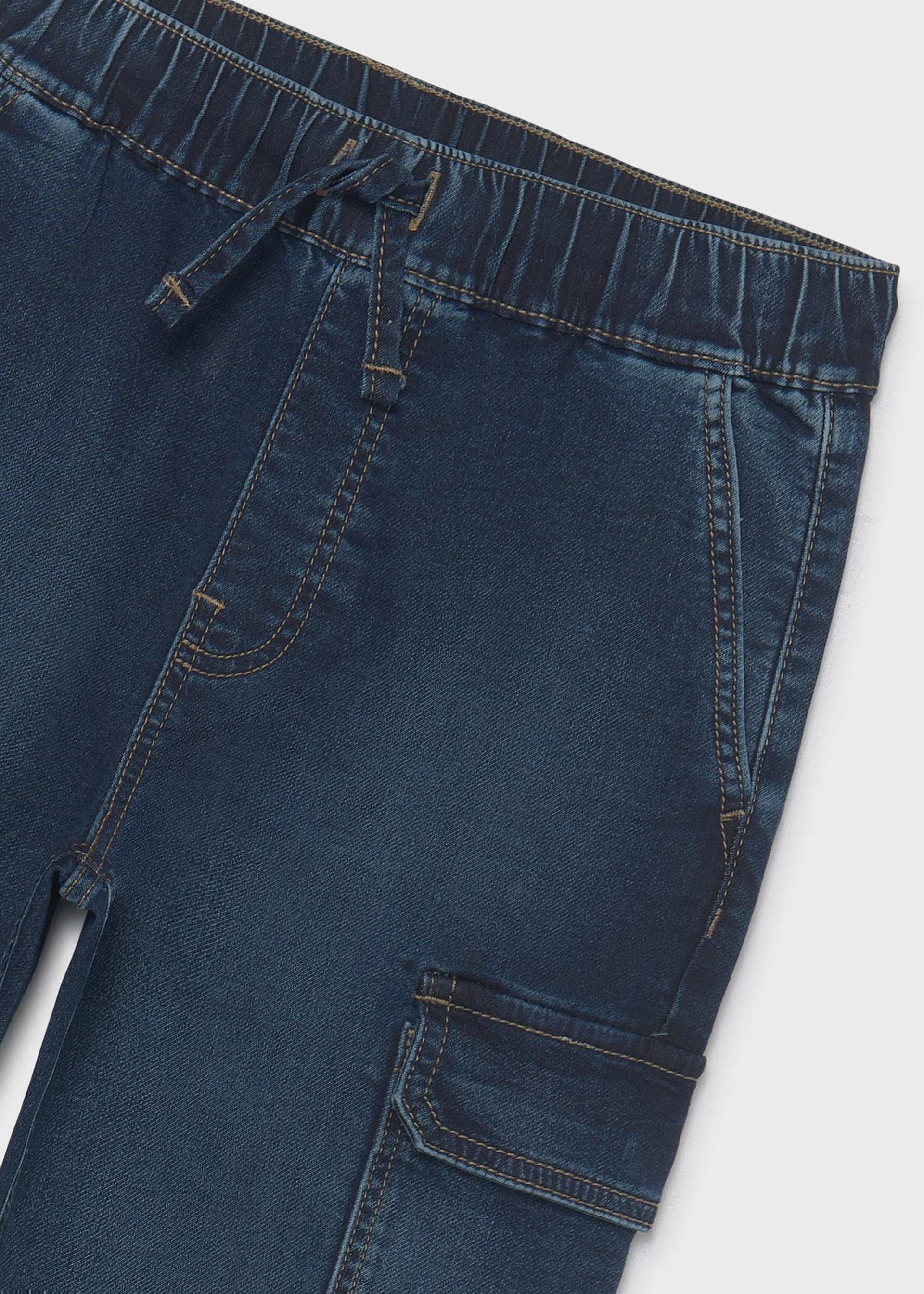 Boy Denim Jogger Pants