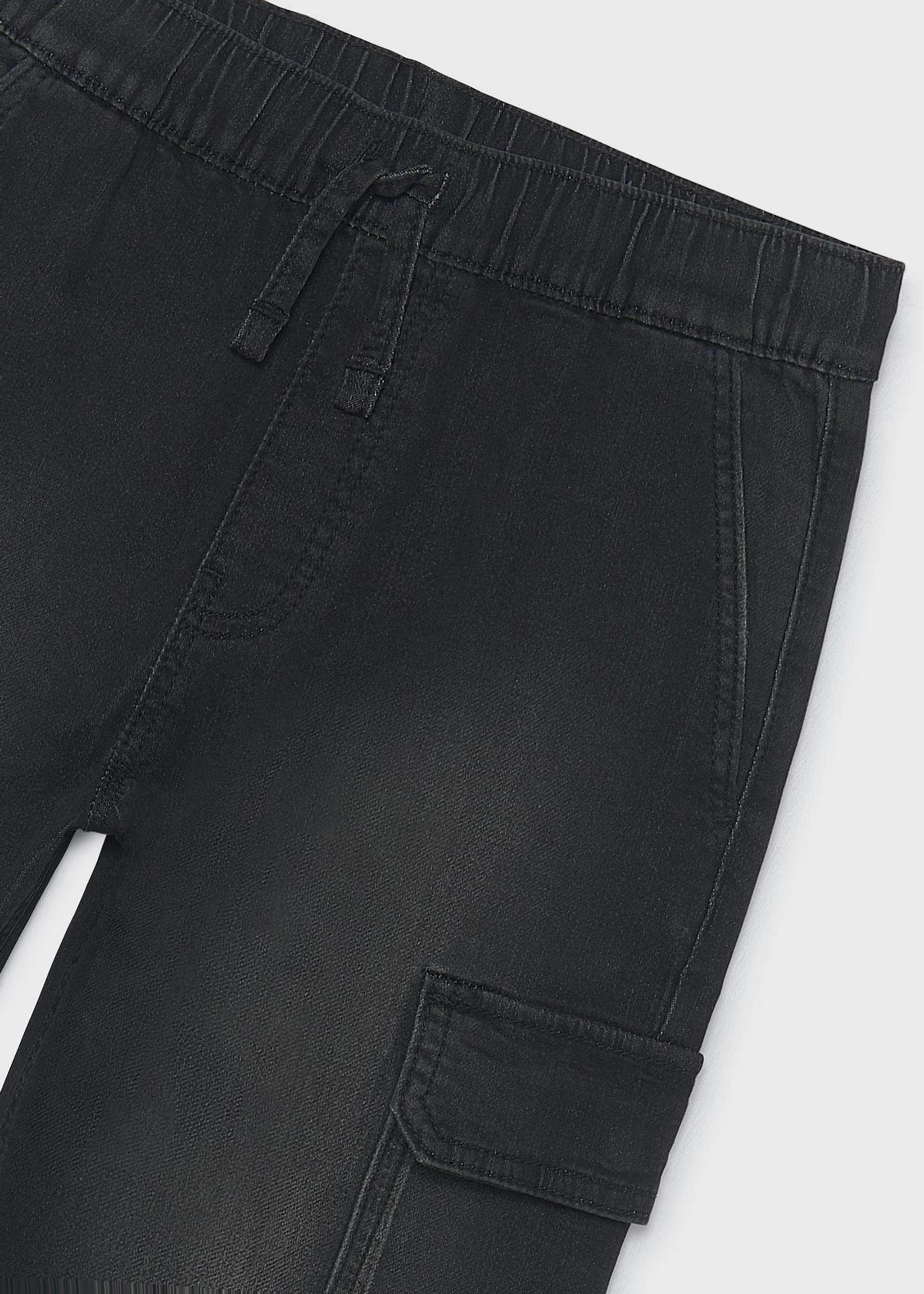 Pantalon jogger en denim garçon