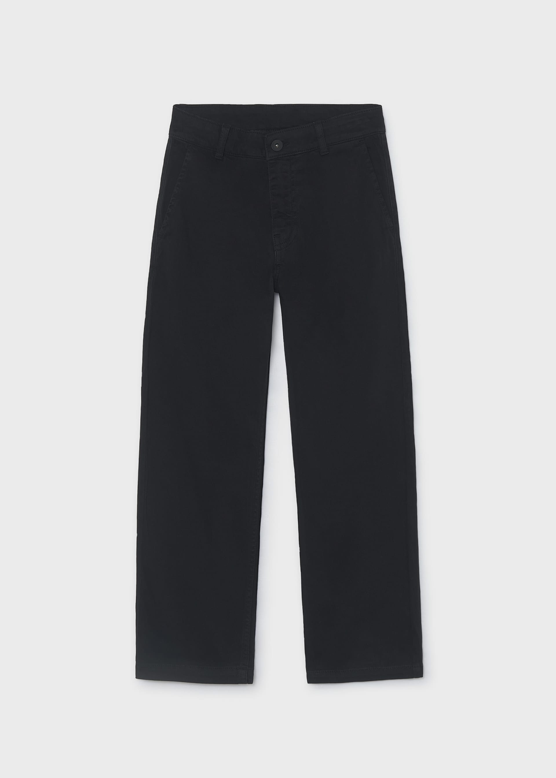 Pantalón chino wide leg chico