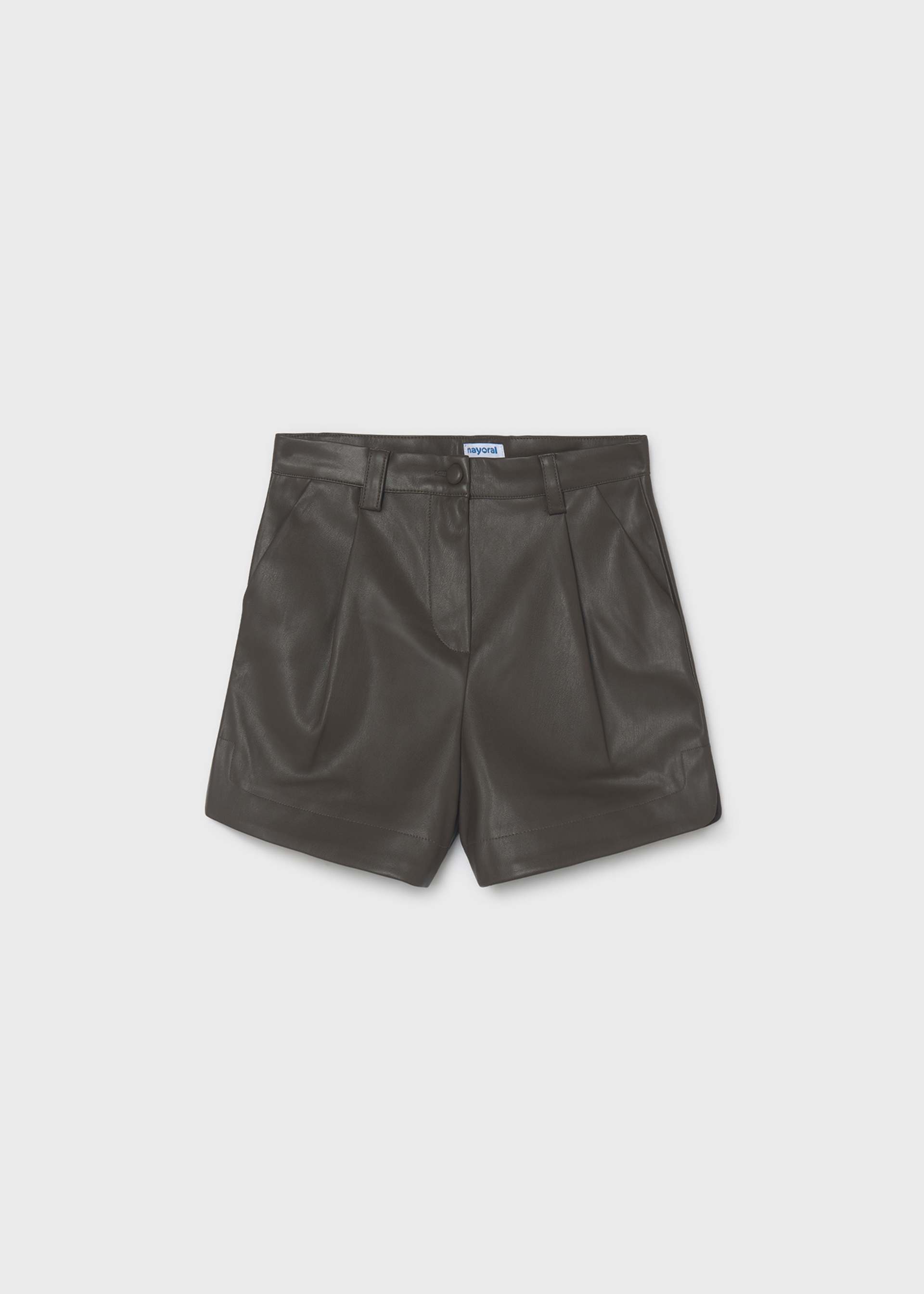 Girl Faux Leather Shorts