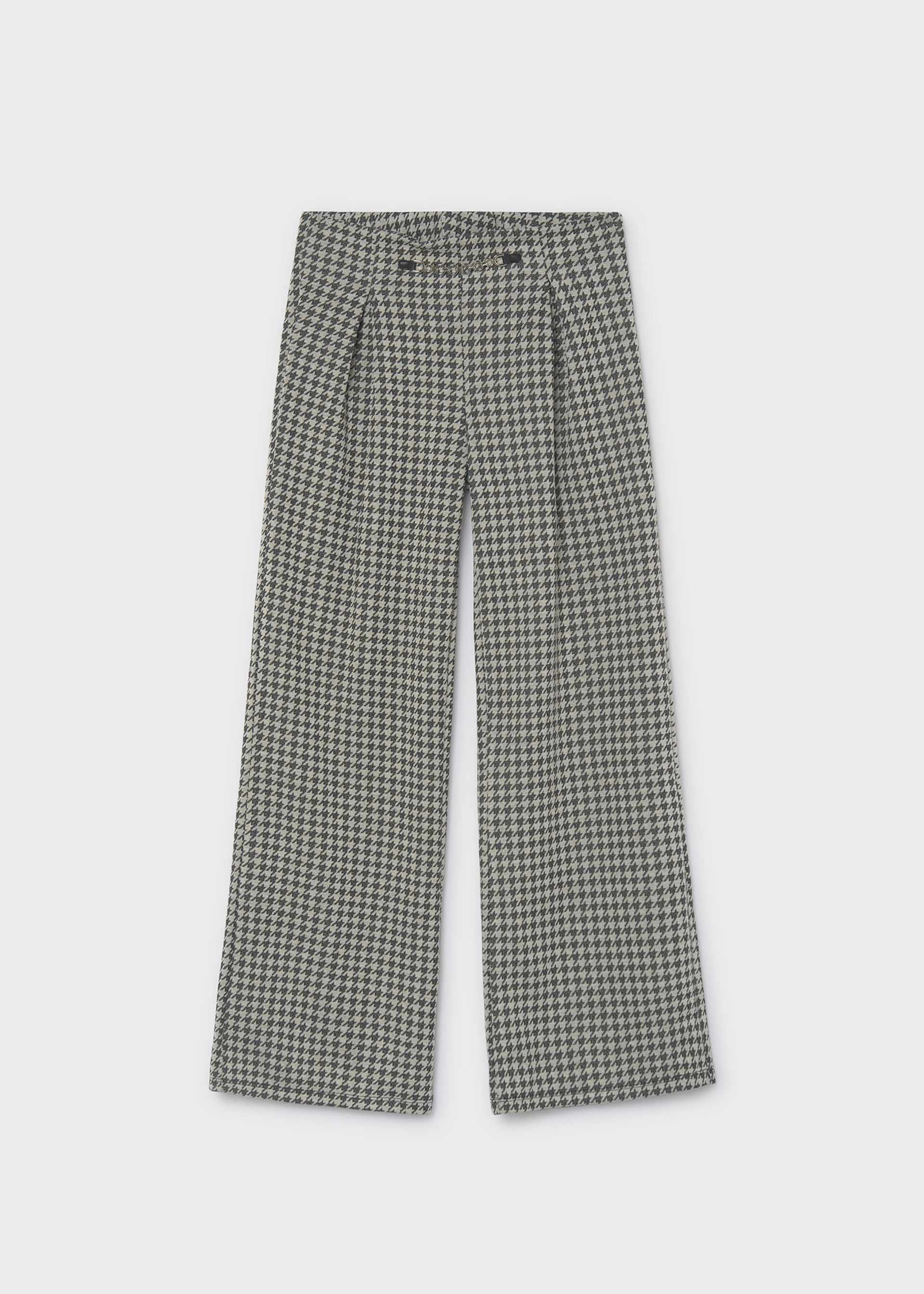 Pantalone lungo jacquard ragazza