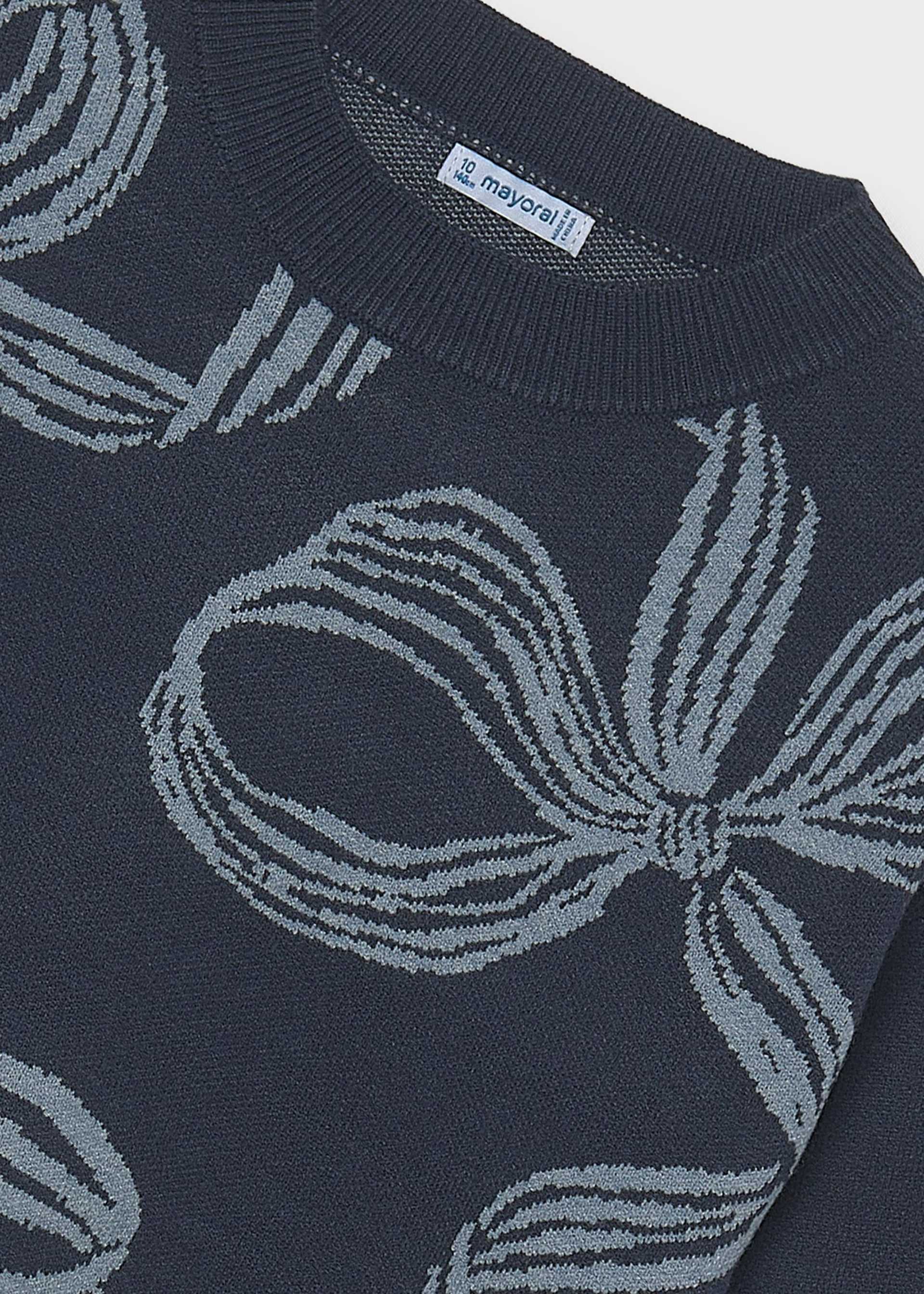 Pull à nœuds fille
