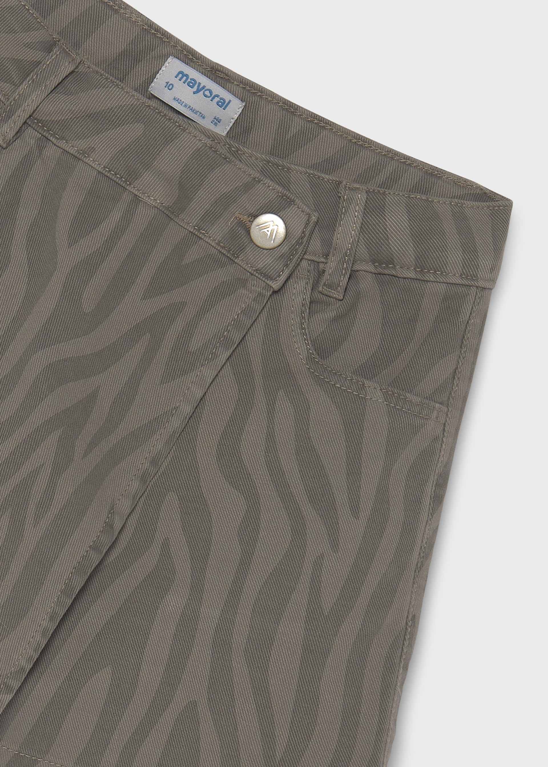 Falda pantalón sarga chica