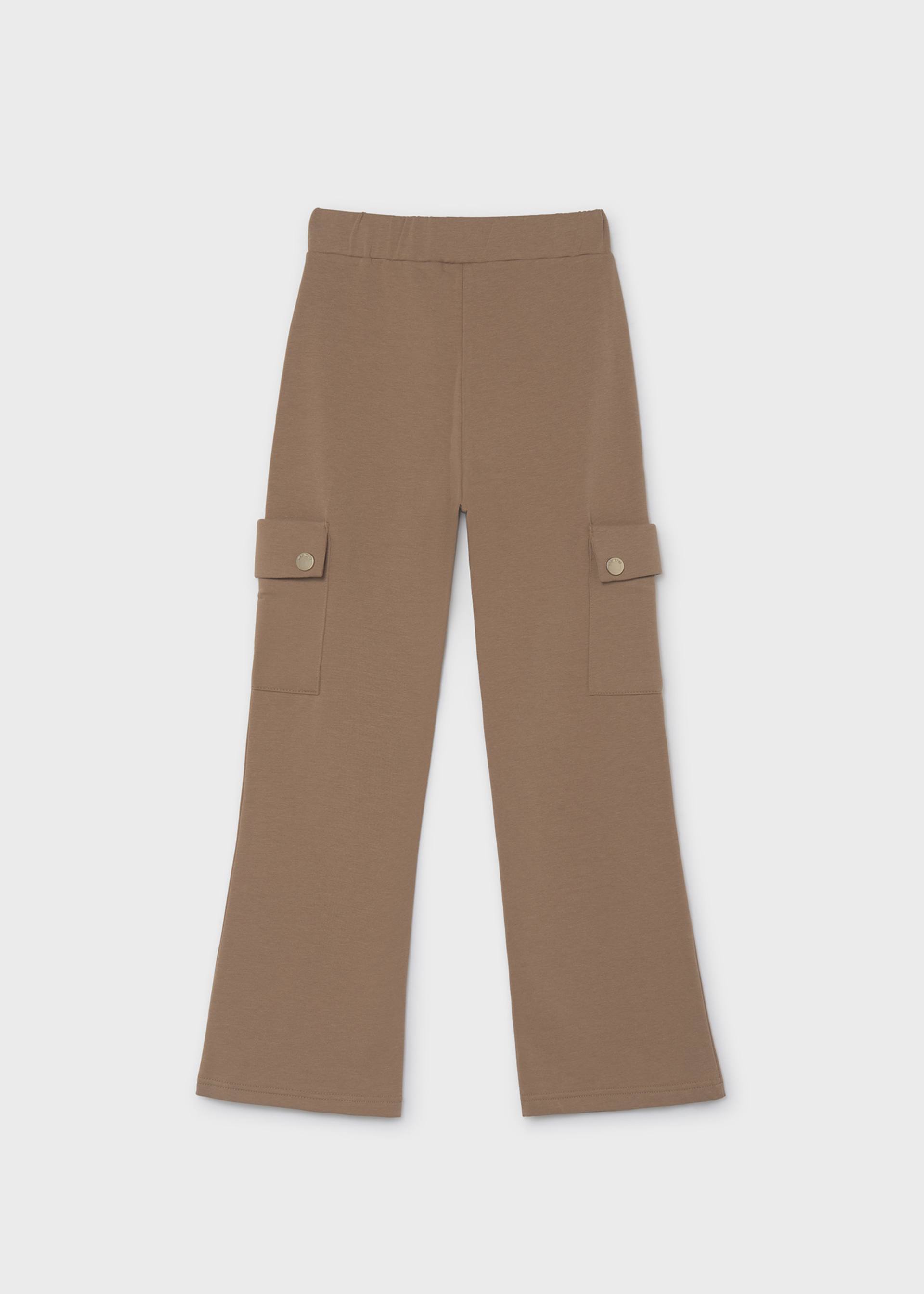 Pantaloni lungi cargo fata