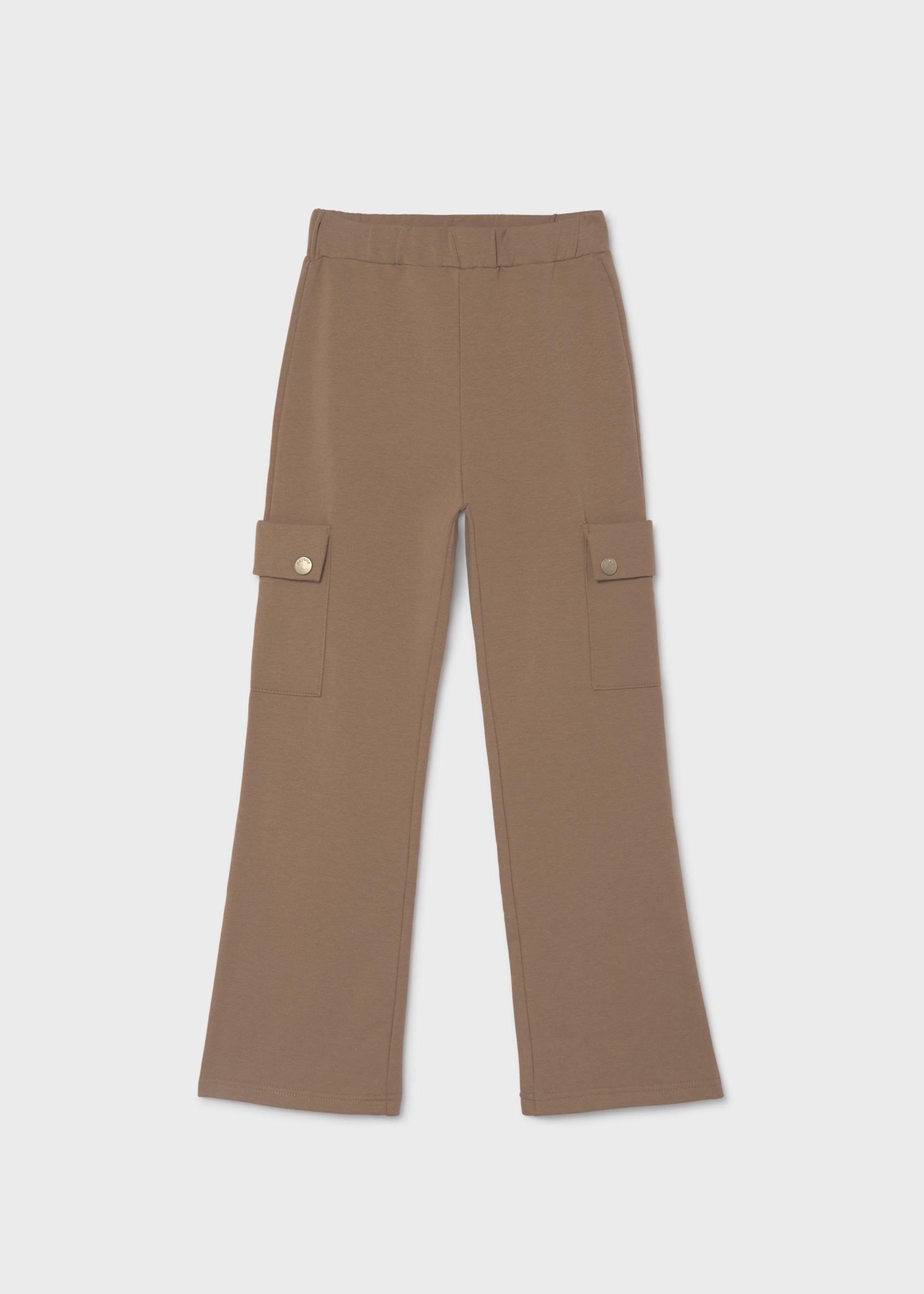 Pantaloni lungi cargo fata
