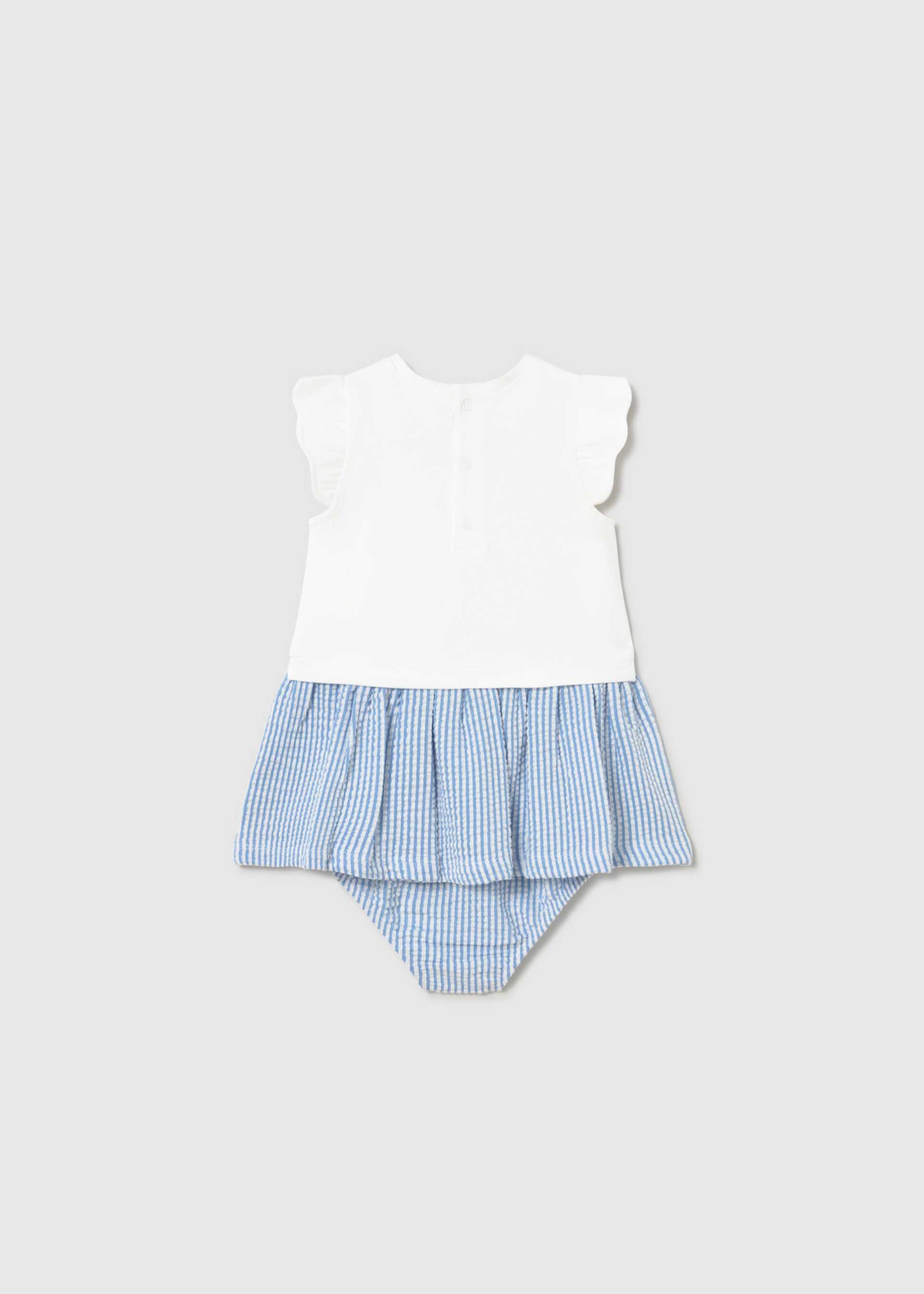 Vestido combinado bebé