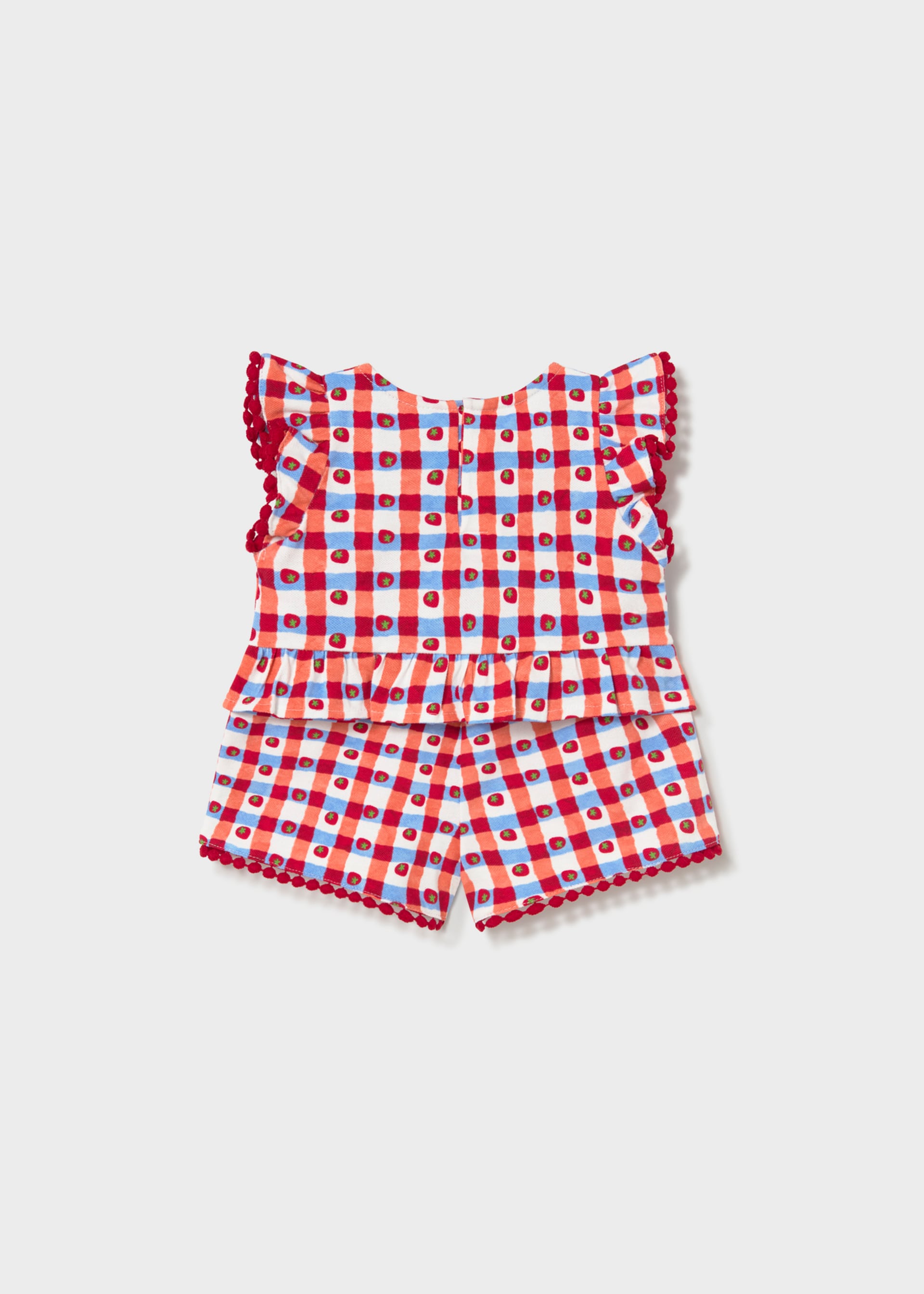 Conjunto short estampado bebé