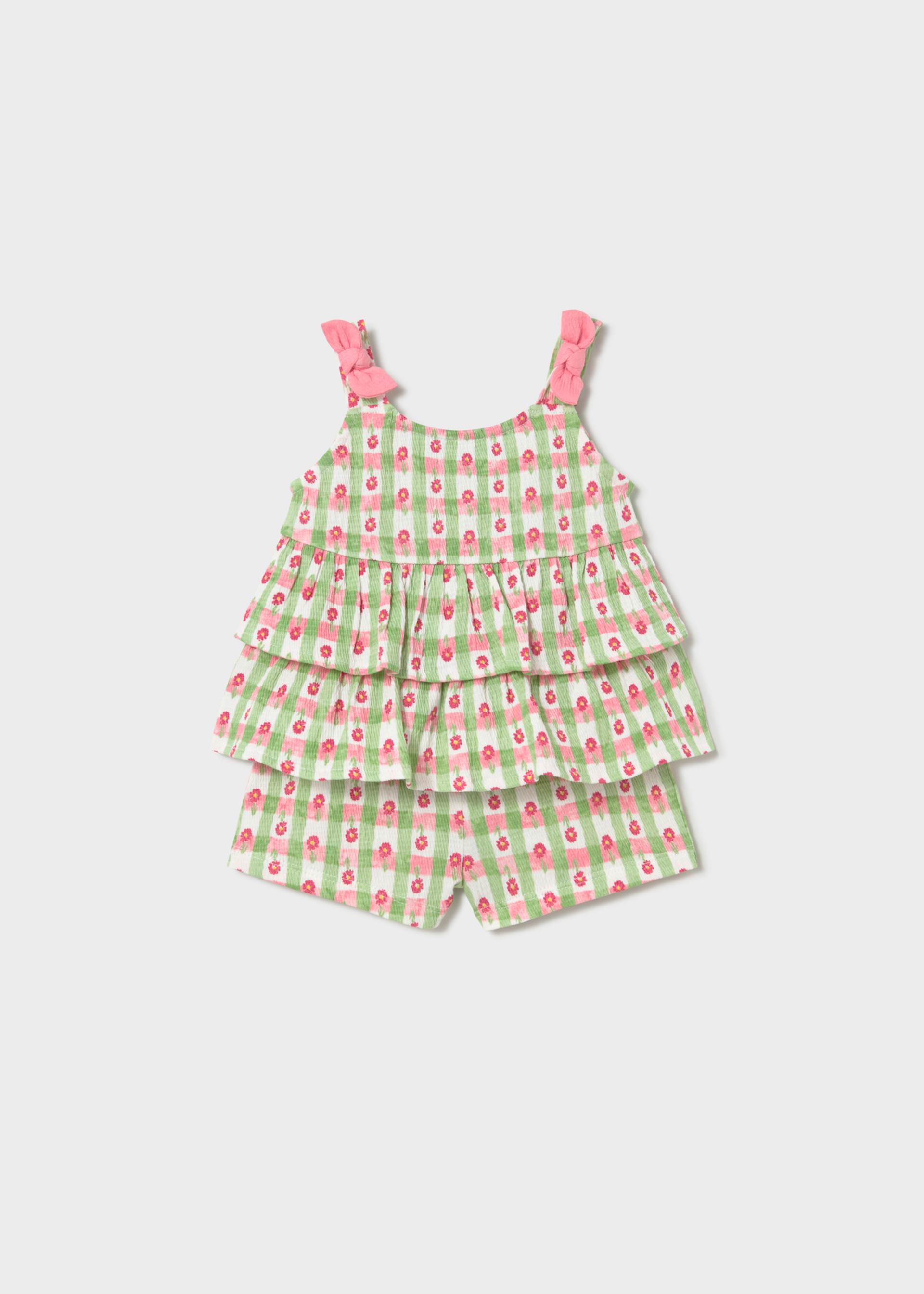 Conjunto bermuda print bebé