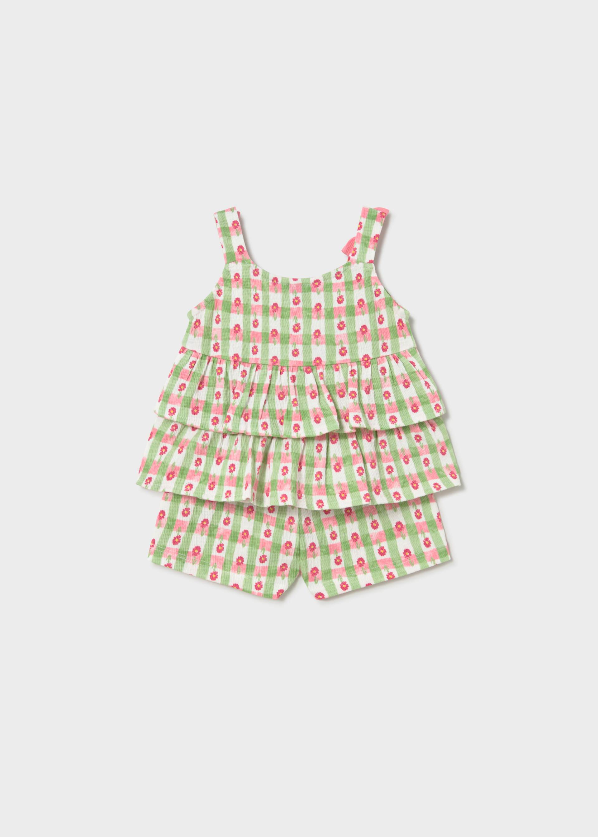 Conjunto bermuda print bebé