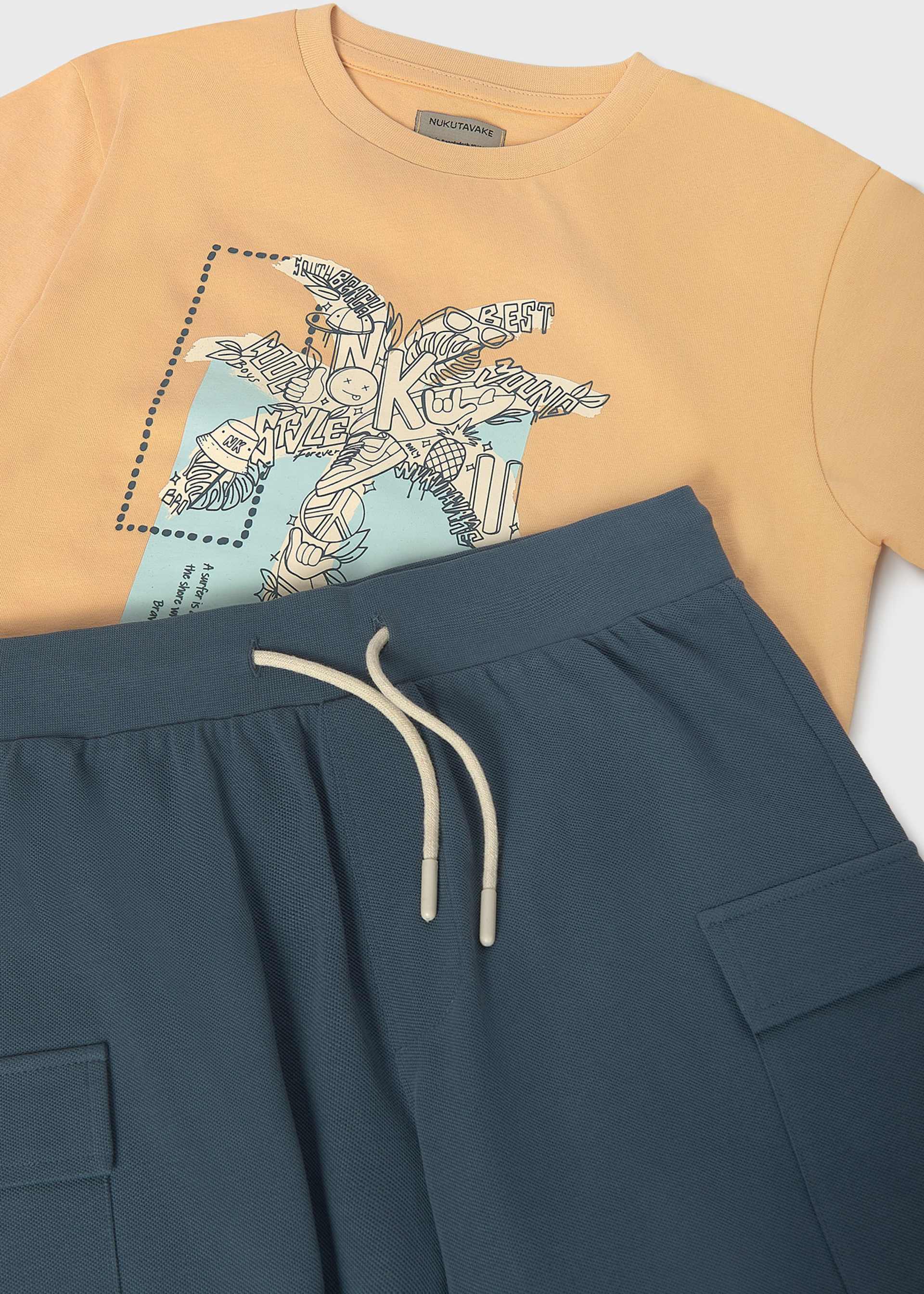 Komplet koszulka i spodnie Palm Trees  dla chłopca