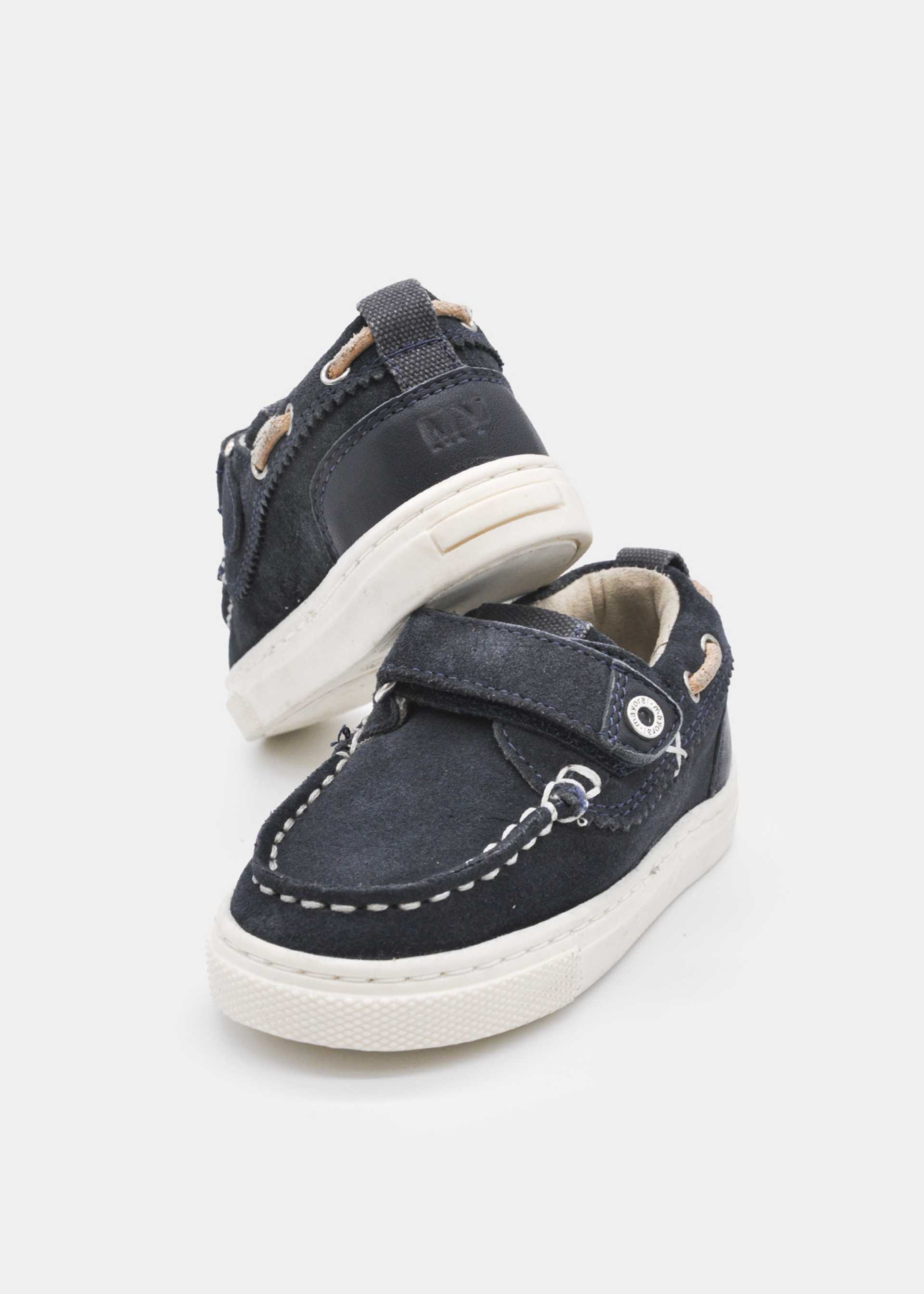 Baby split leather boat shoes