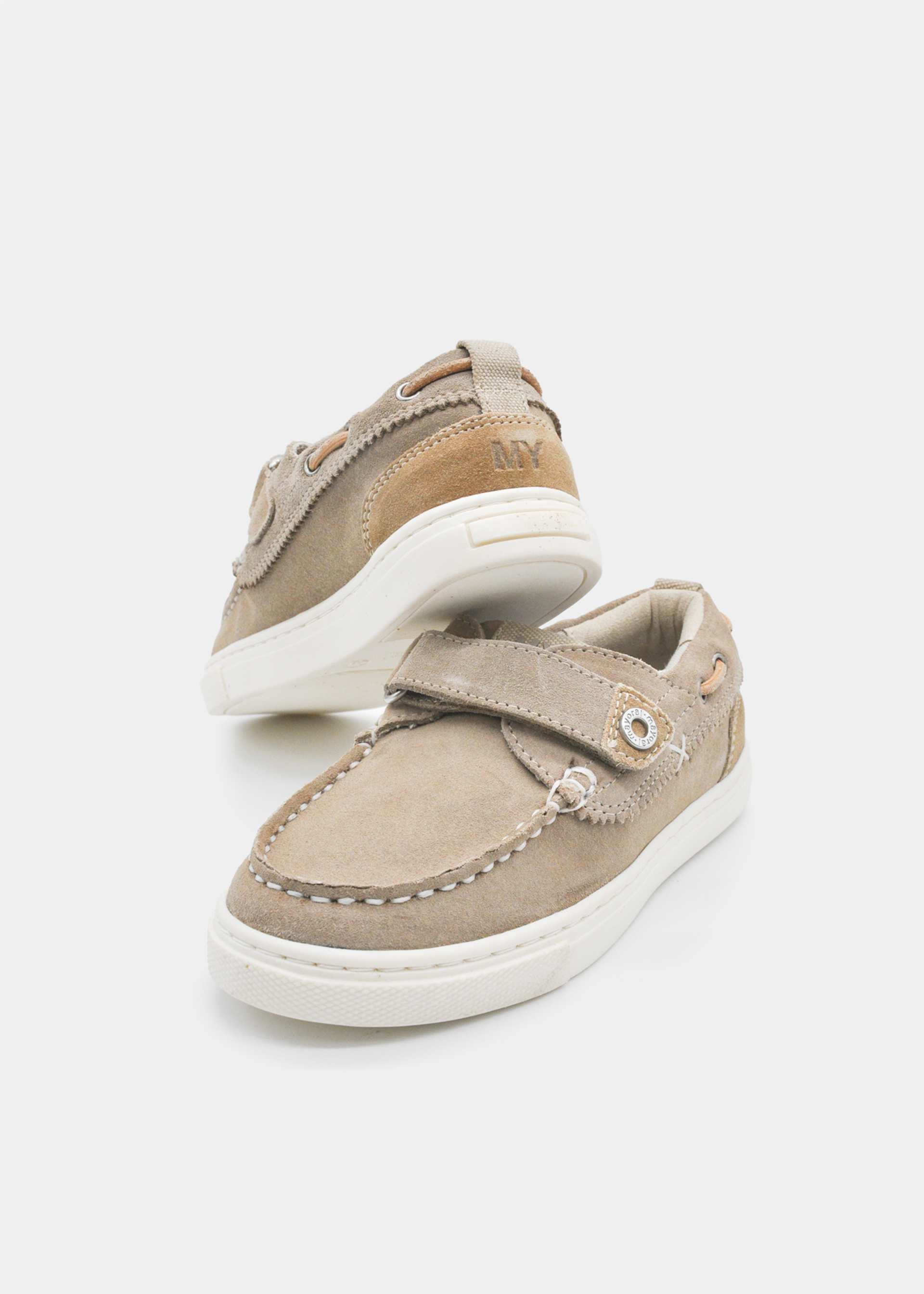 Chaussures nautiques en cuir suédé garçon