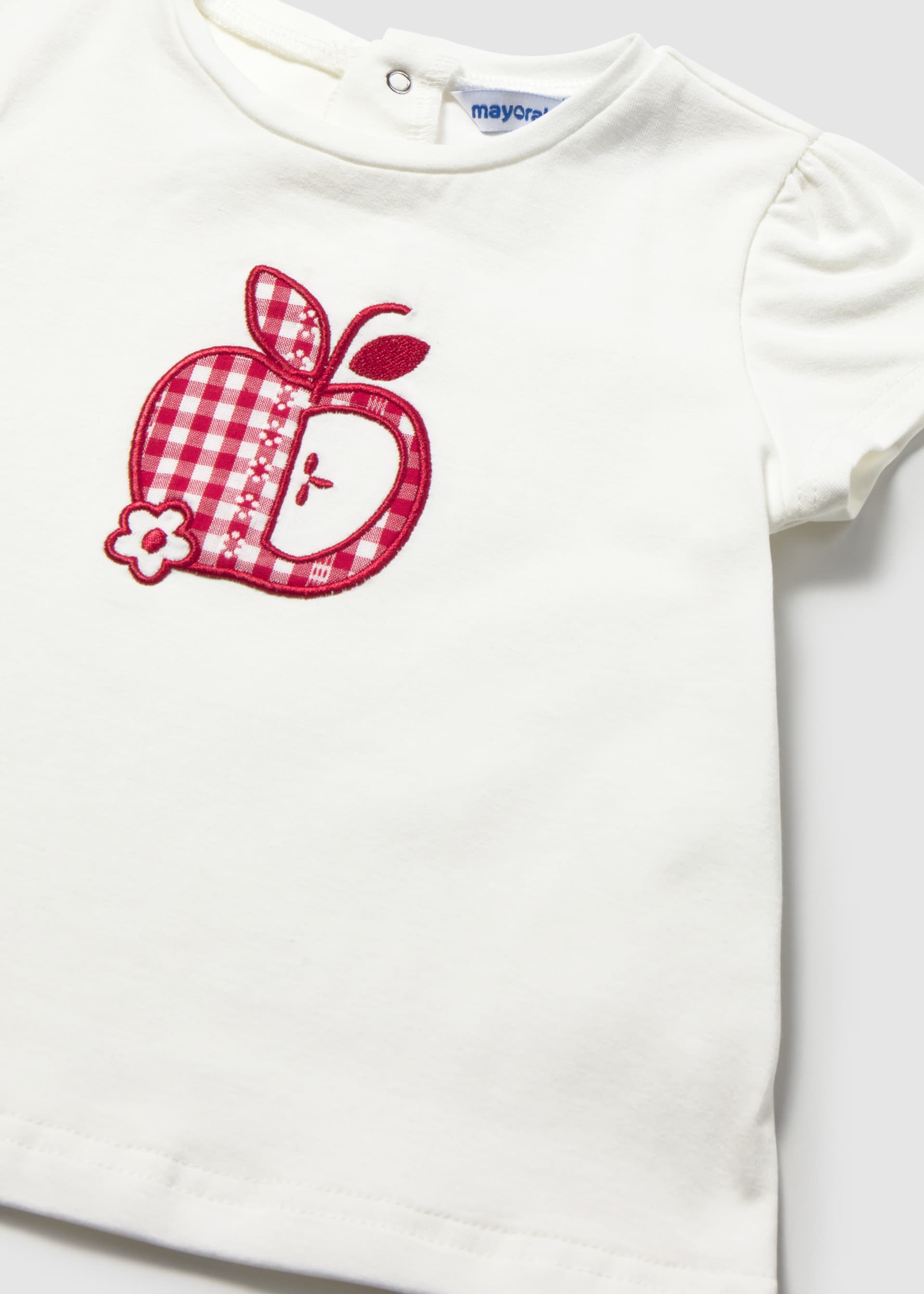 Baby apple print T-shirt