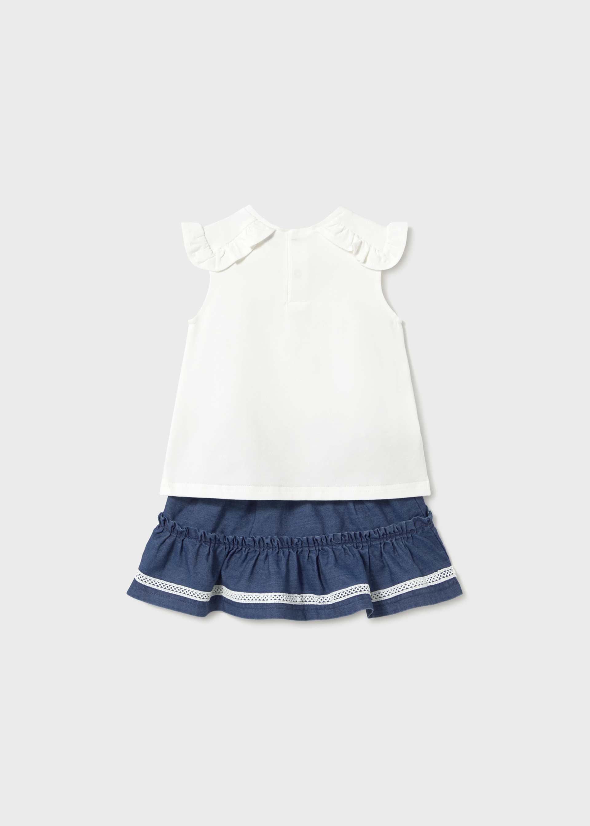 Conjunto falda bebé