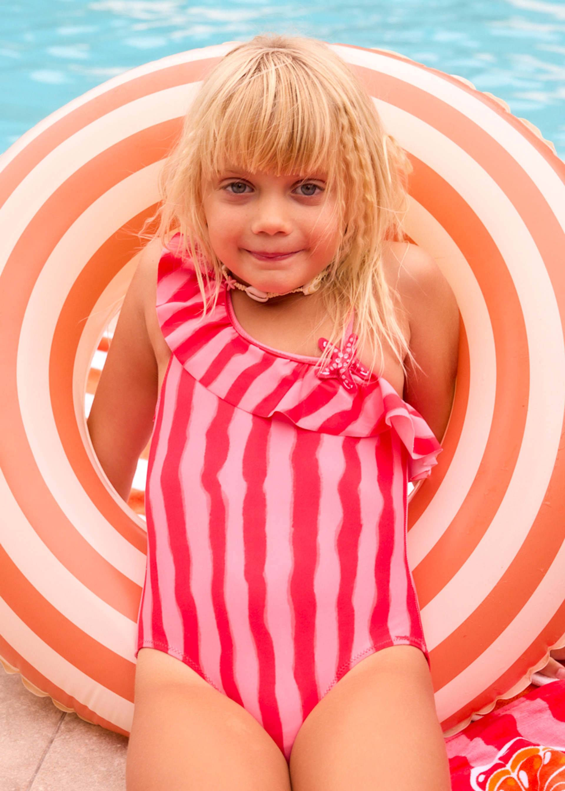 Costume asimmetrico bambina