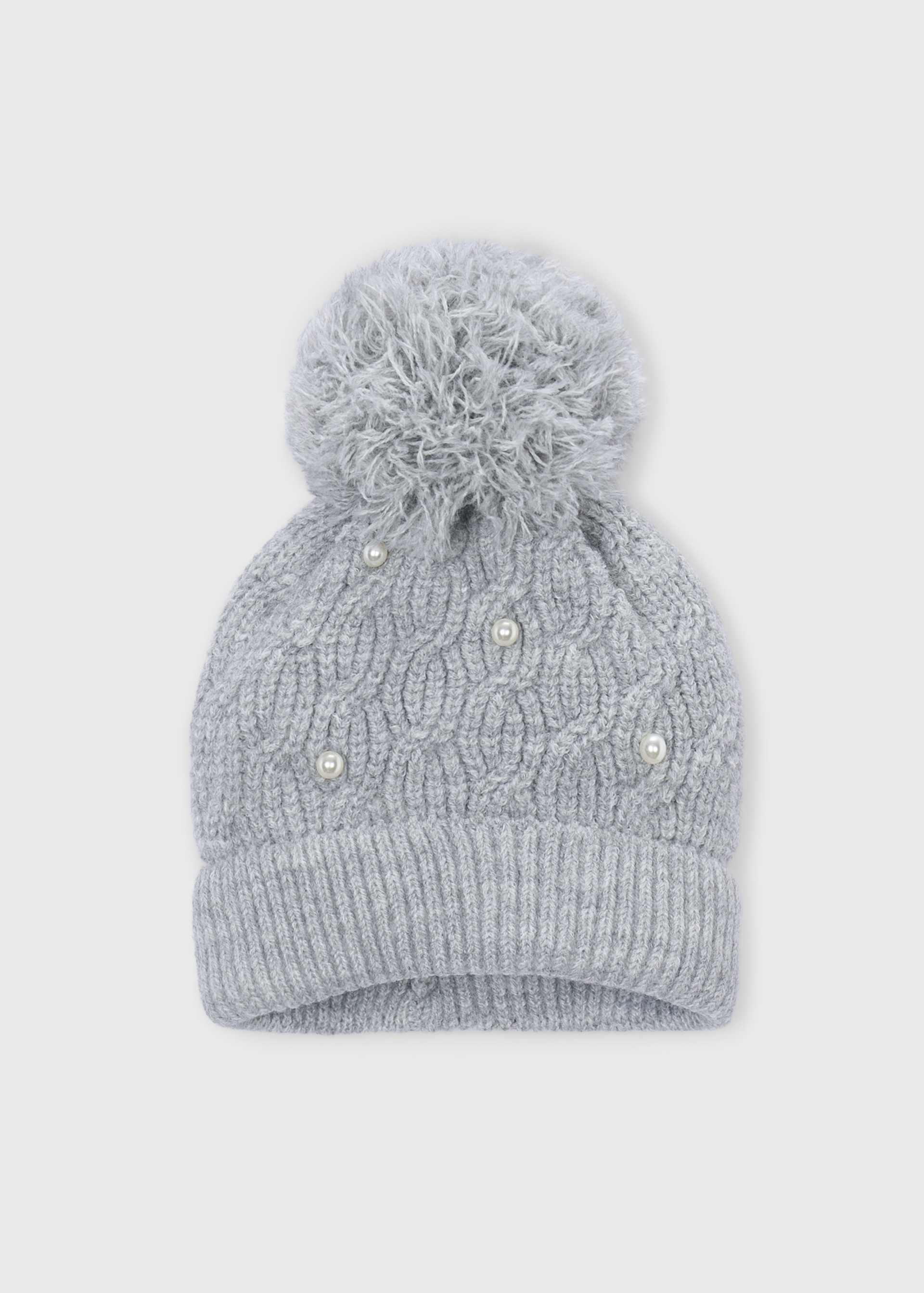 Gorro pérolas menina