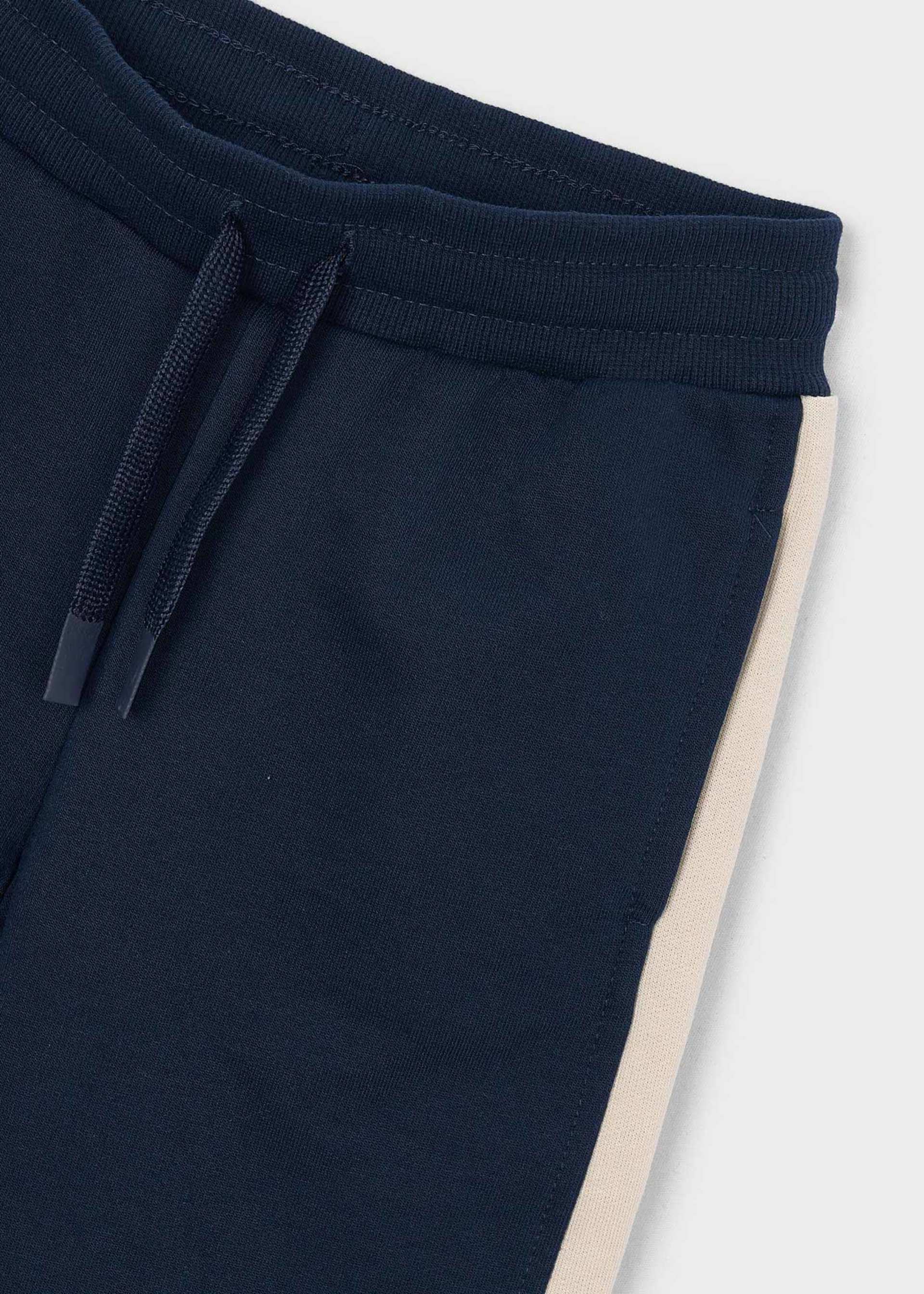 Jogginganzug 2 Hosen Kontrastdetails Jungen