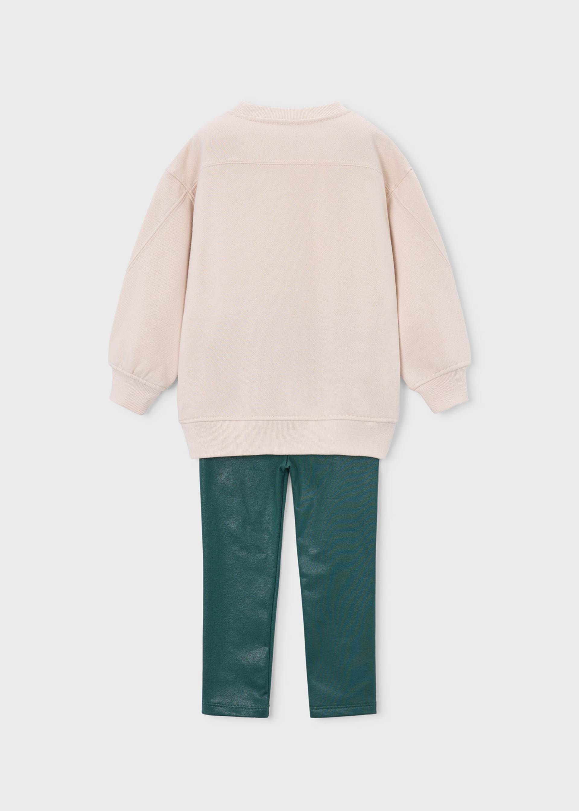 Completo leggings e felpa bambina