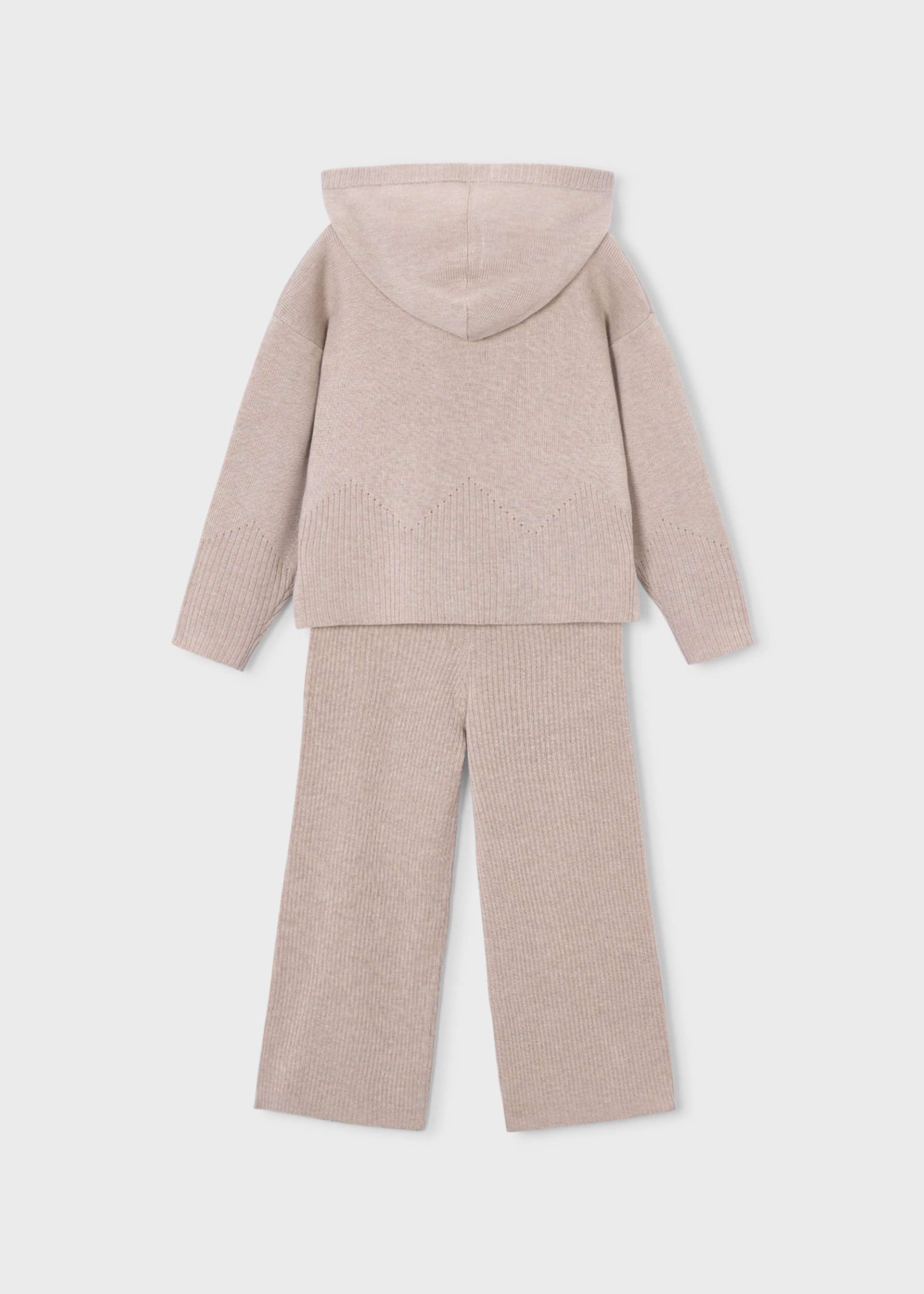 Conjunto pantalón y sudadera capucha niña