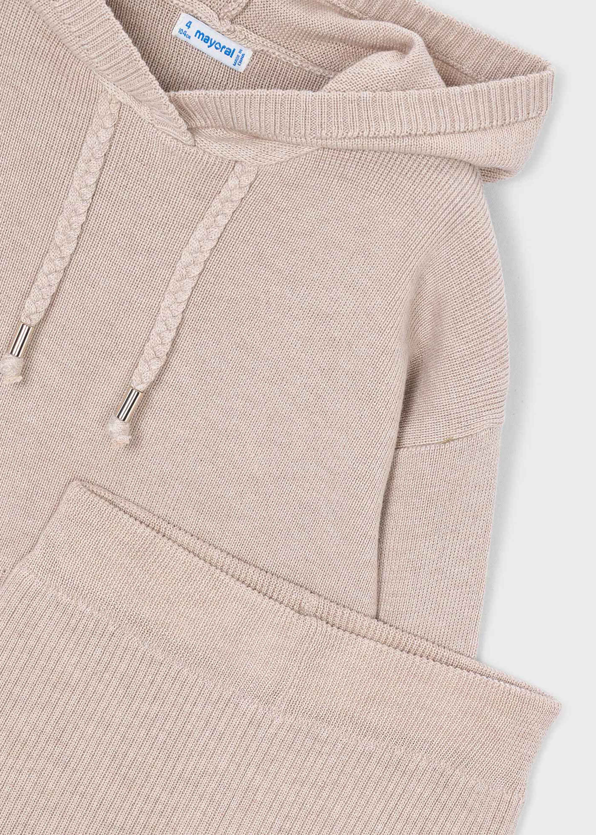 Conjunto pantalón y sudadera capucha niña