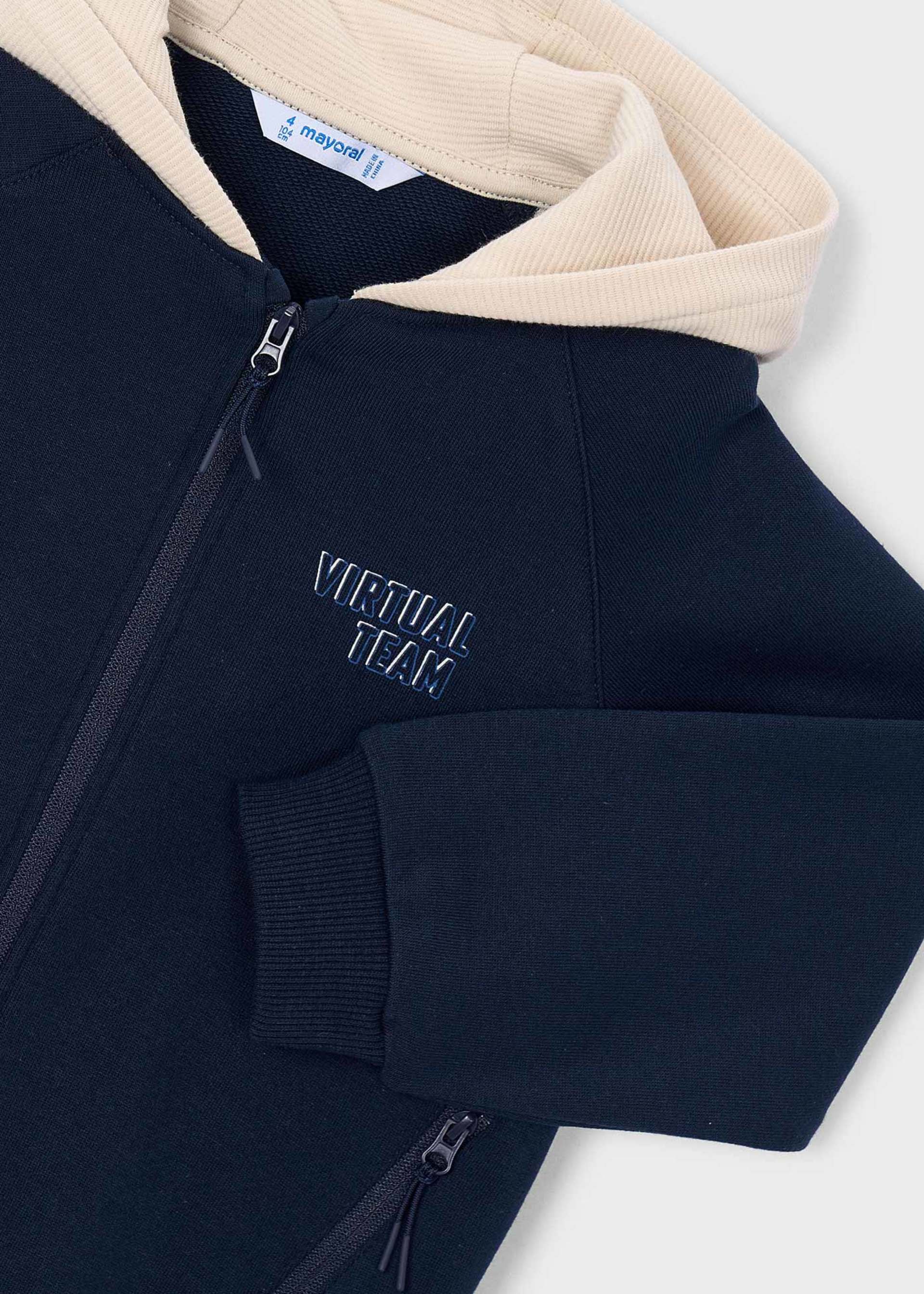 Kapuzen-Sweatjacke Jungen